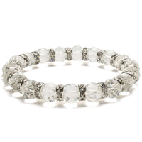 Diamond Gorgeous Glass Bracelet with Cubic Zirconia Crystals Main Image
