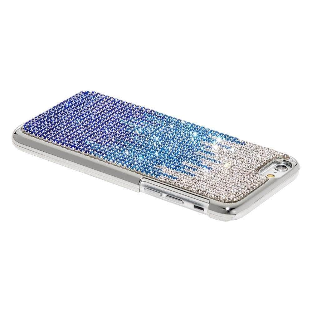 Kalifano iPhone SPC6-006C-CLSS - iPhone 6 Case with Wavy Design Crystal/Light Sapphire/Sapphire Crystal SPC6-006C-CLSS
