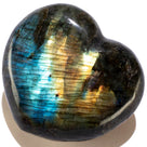 Labradorite Gemstone Heart Carving 300g / 3.5in.
