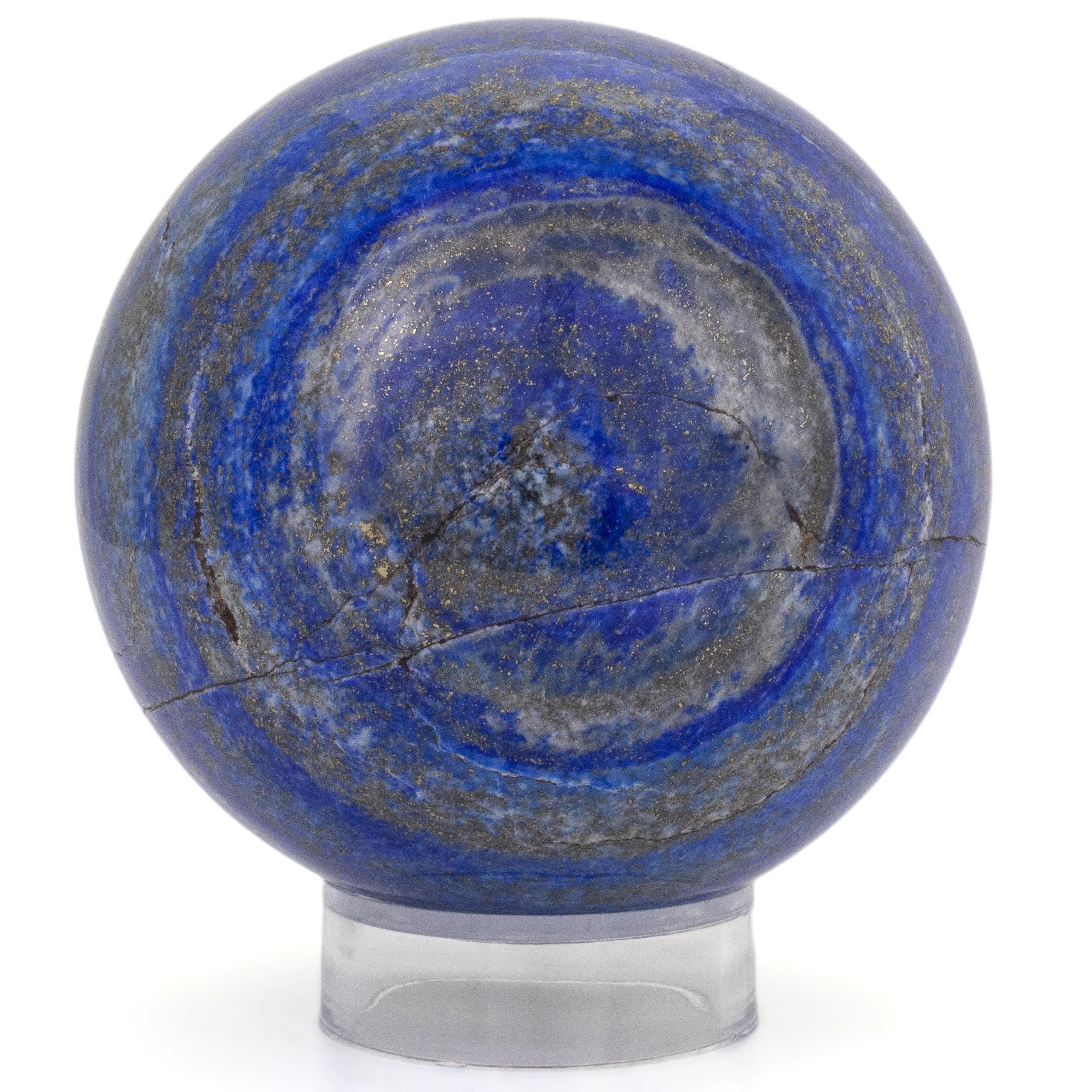 Kalifano Lapis Lapis Lazuli Sphere Carving 3.5 in. / 1,300 grams LPS1400.006