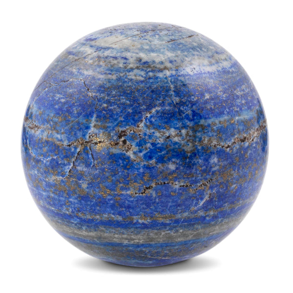 KALIFANO | Lapis Lazuli Sphere Carving 3 in. / 650 grams