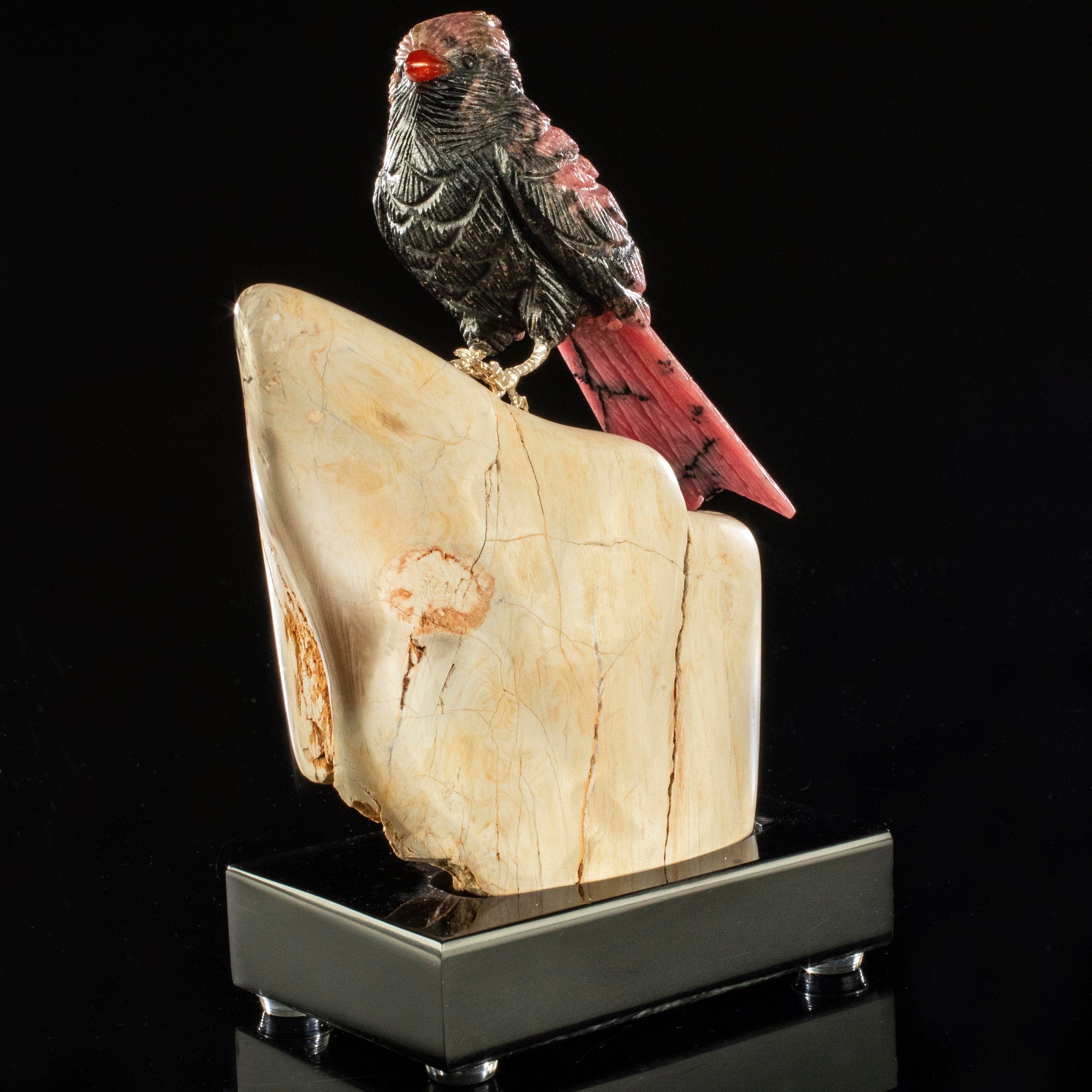 Gemstone hot sale bird carvings