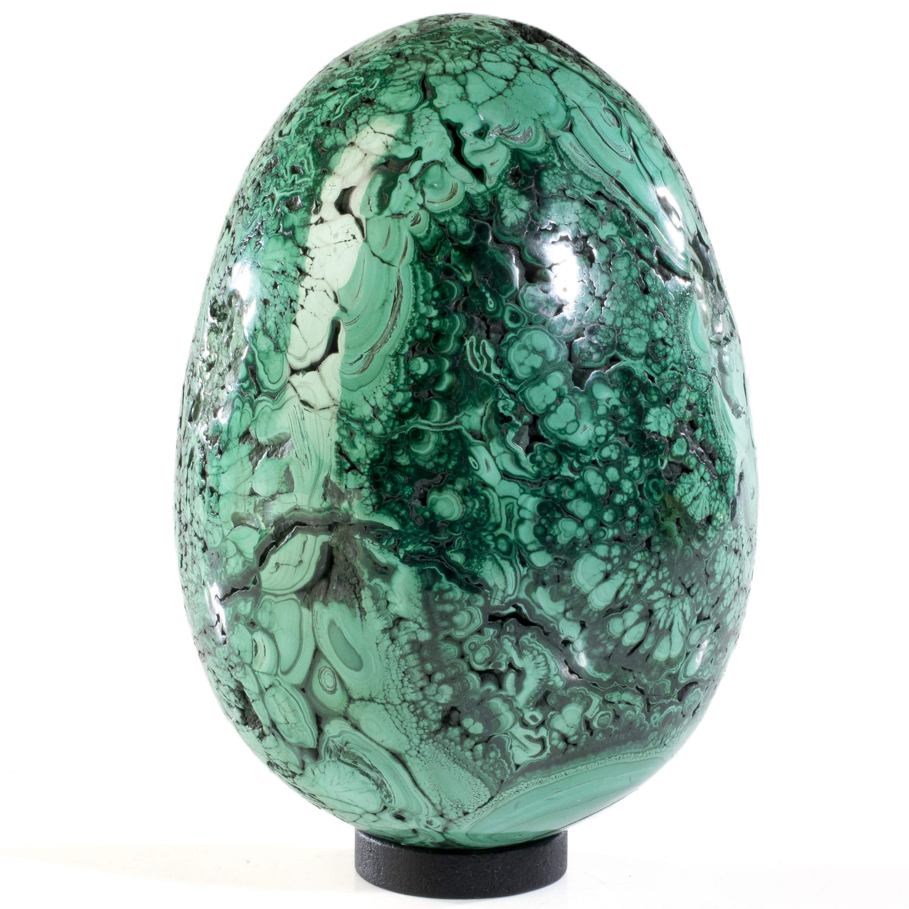 Kalifano Malachite Malachite Egg Carving 5" / 5,120g EGG11600-MA.001