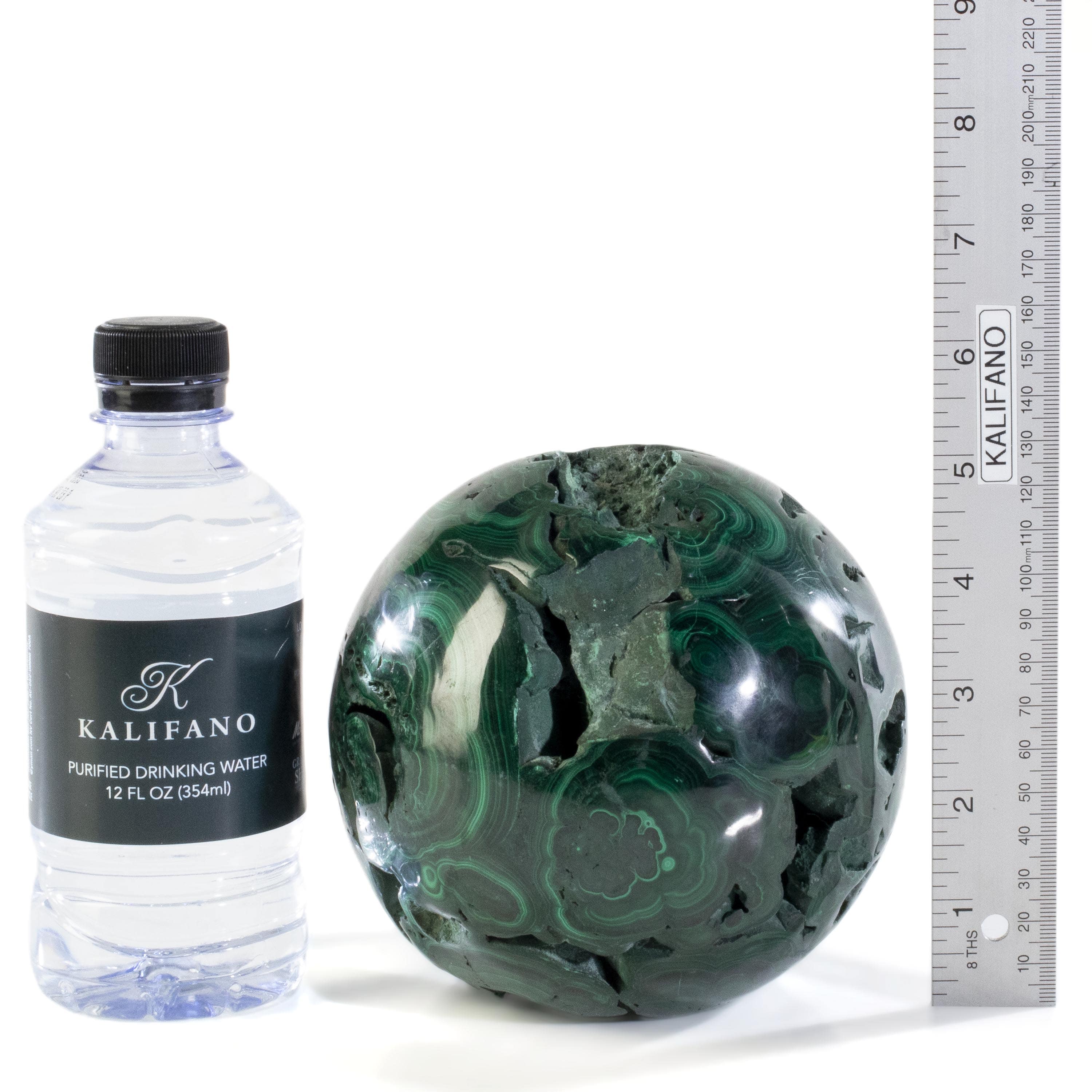Kalifano Malachite Malachite Sphere Carving 5" / 4,060g SP9600-MA.001