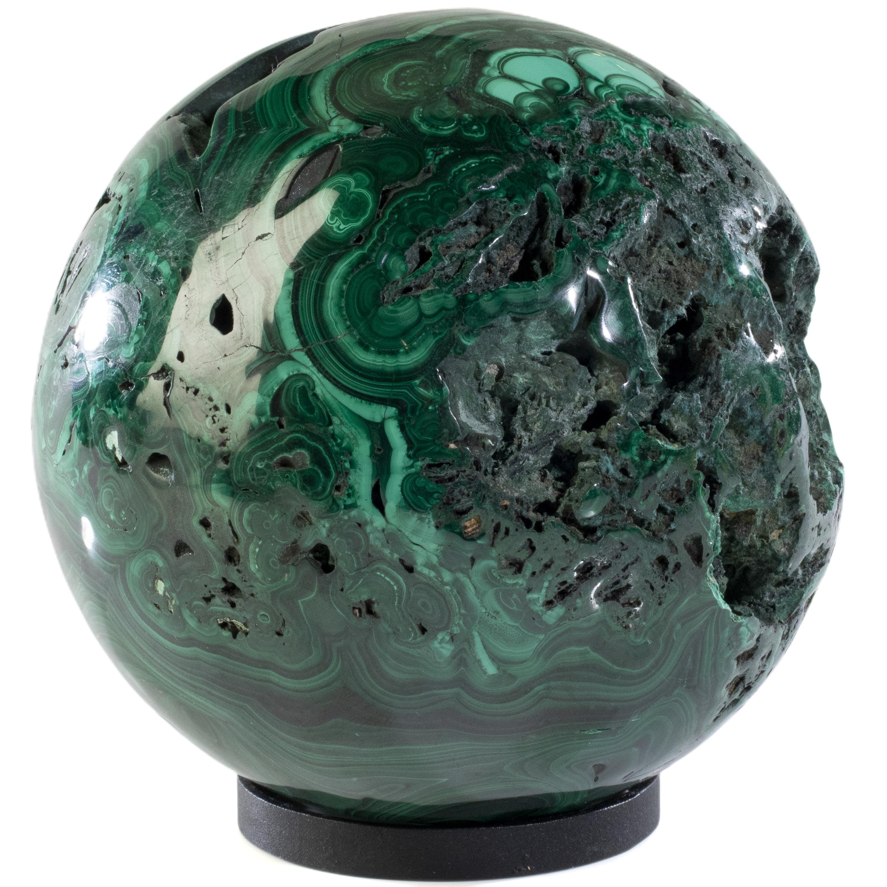 Kalifano Malachite Malachite Sphere Carving 7" / 8,070g SP19600-MA.001