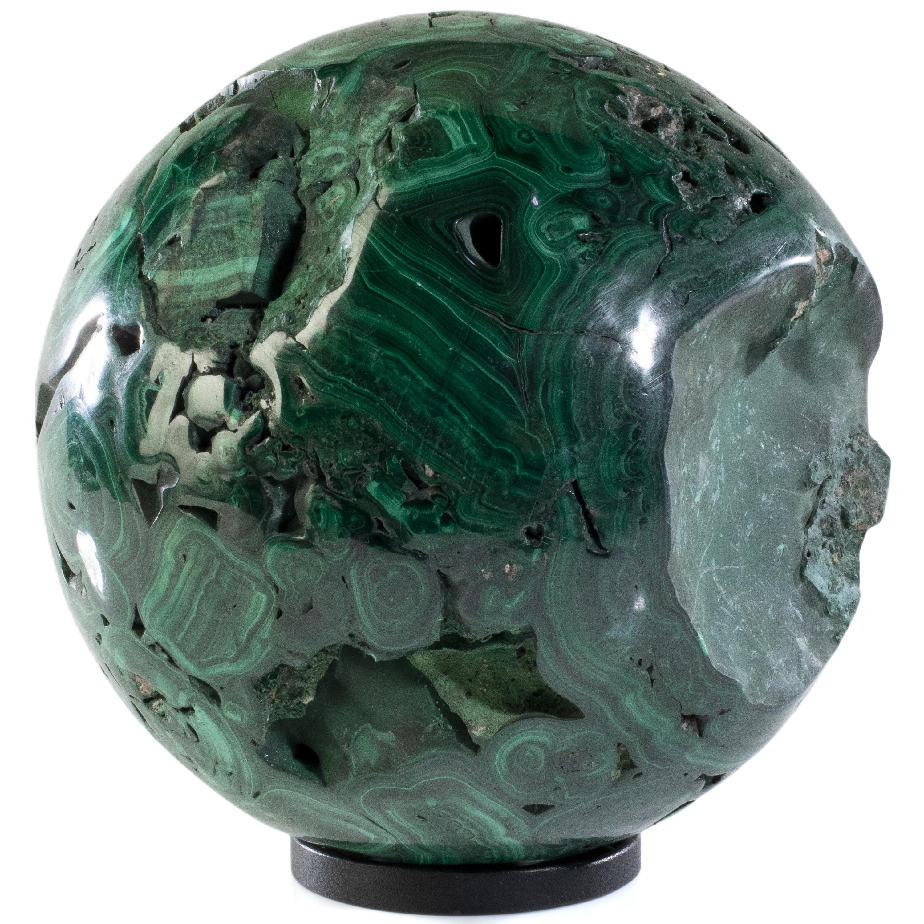 Kalifano Malachite Malachite Sphere Carving 8" / 16,880g SP43600-MA.001