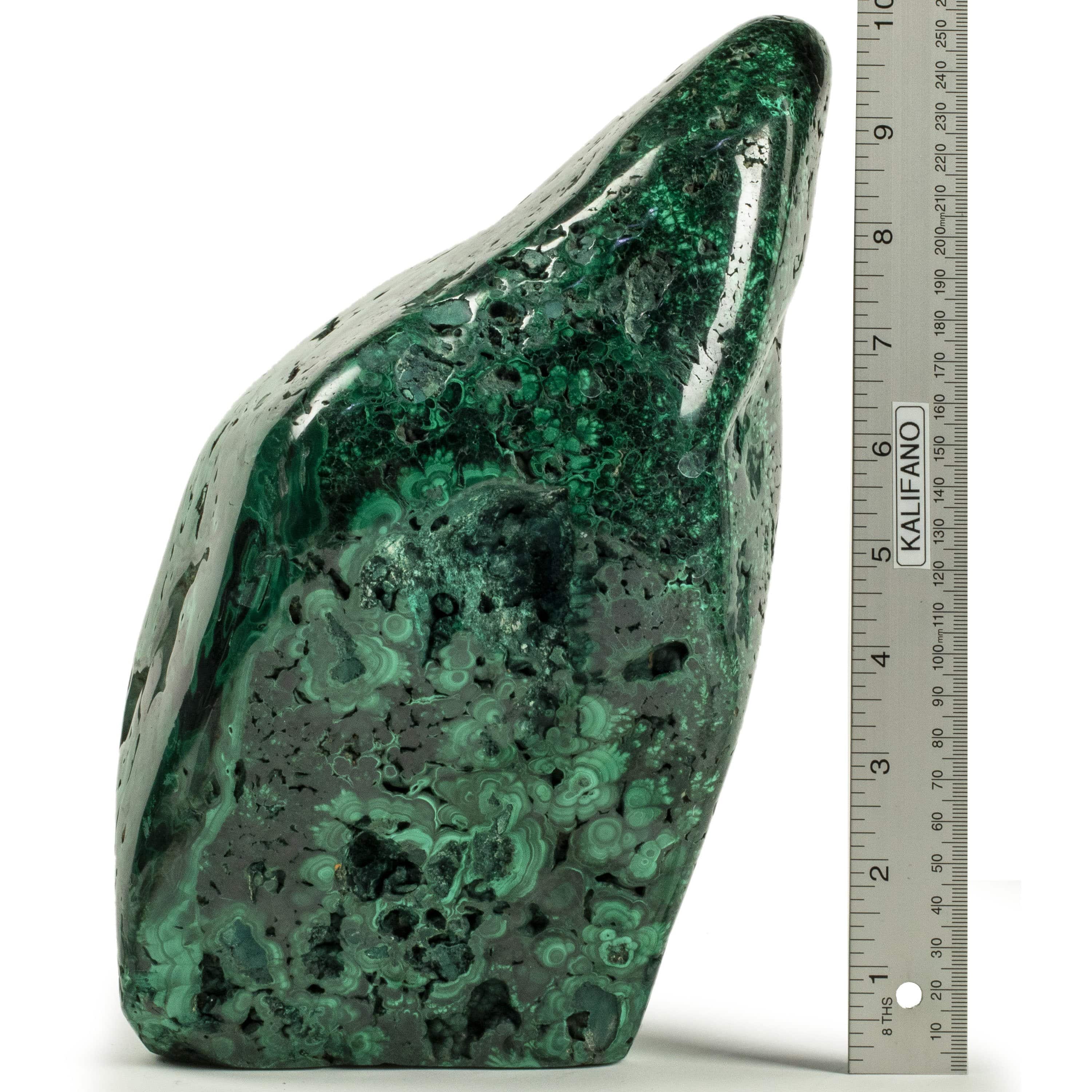 Kalifano Malachite Rare Natural Green Malachite Polished Freeform Specimen from Congo - 14.3 kg / 31.4 lbs MA9800.003