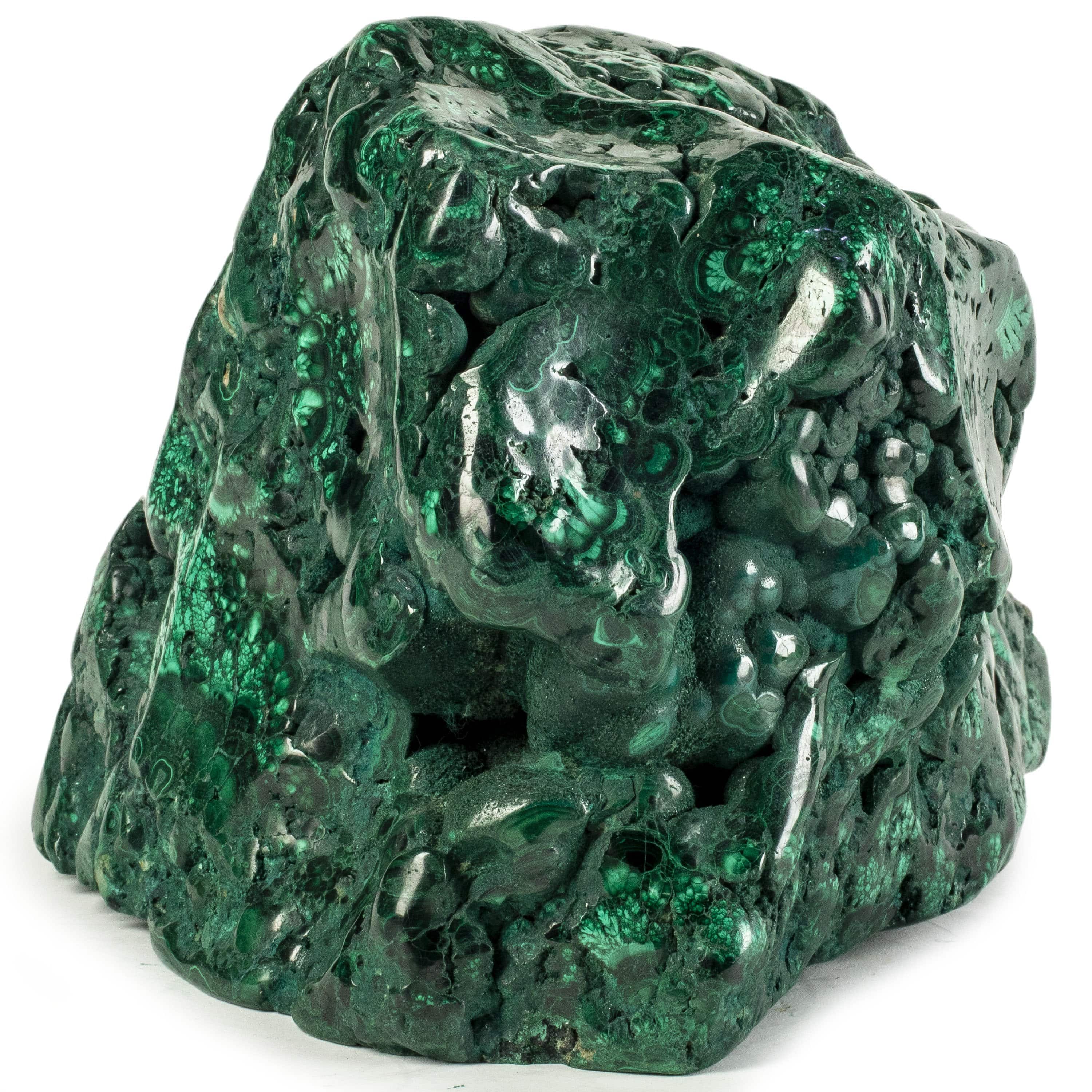 Kalifano Malachite Rare Natural Green Malachite Polished Freeform Specimen from Congo - 15.3 kg / 33.7 lbs MA9700.001