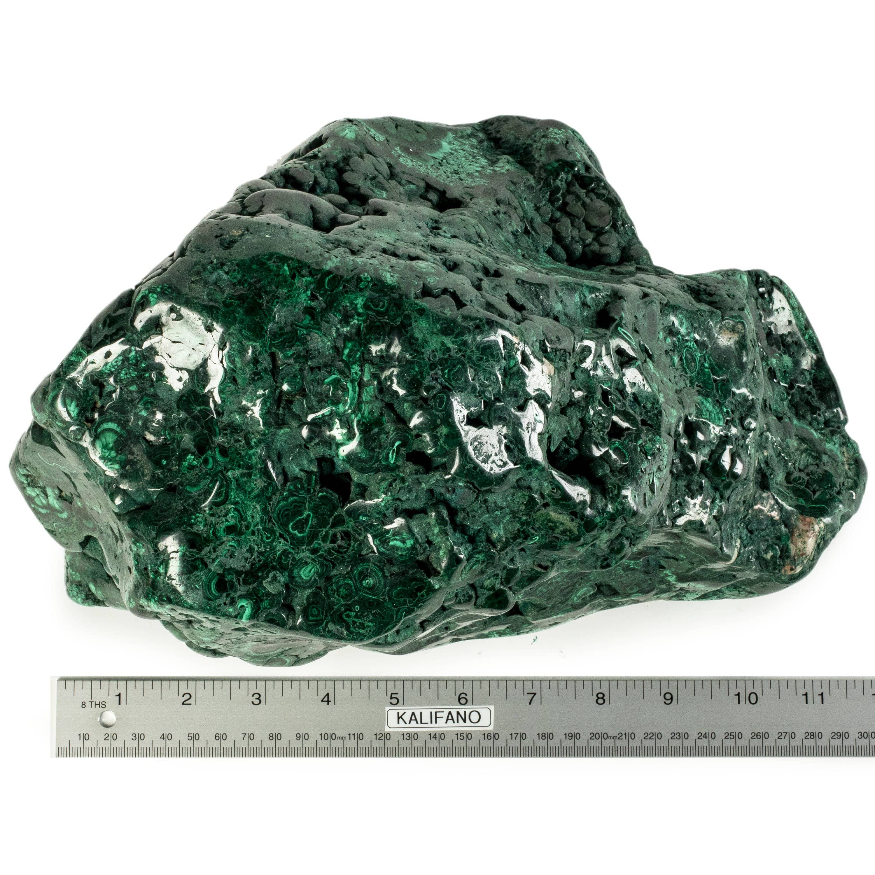 Kalifano Malachite Rare Natural Green Malachite Polished Freeform Specimen from Congo - 15.3 kg / 33.7 lbs MA9700.001