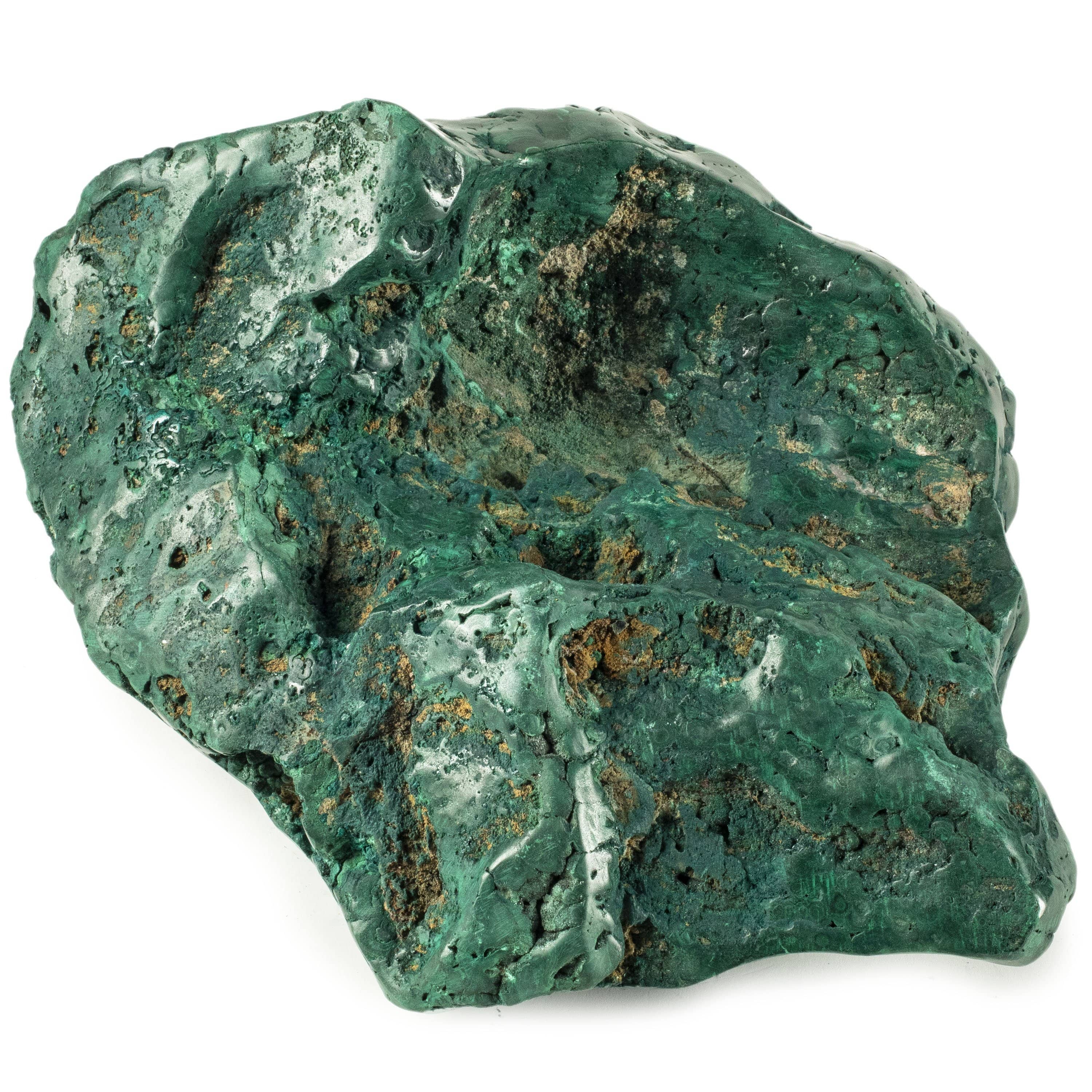 Kalifano Malachite Rare Natural Green Malachite Polished Freeform Specimen from Congo - 15.5 kg / 34.1 lbs MA10000.001
