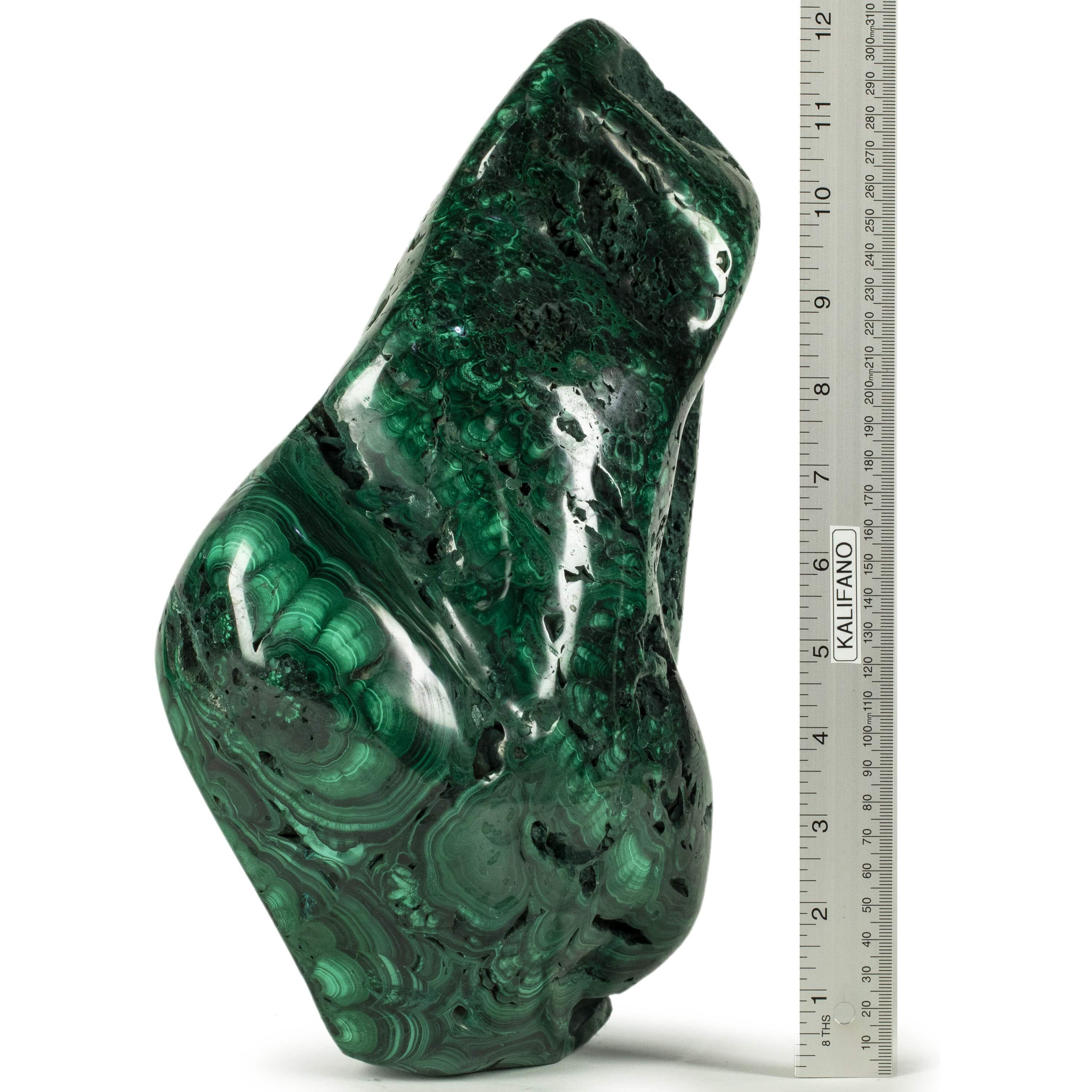 Kalifano Malachite Rare Natural Green Malachite Polished Freeform Specimen from Congo - 21.7 kg / 47.7 lbs MA13600.001