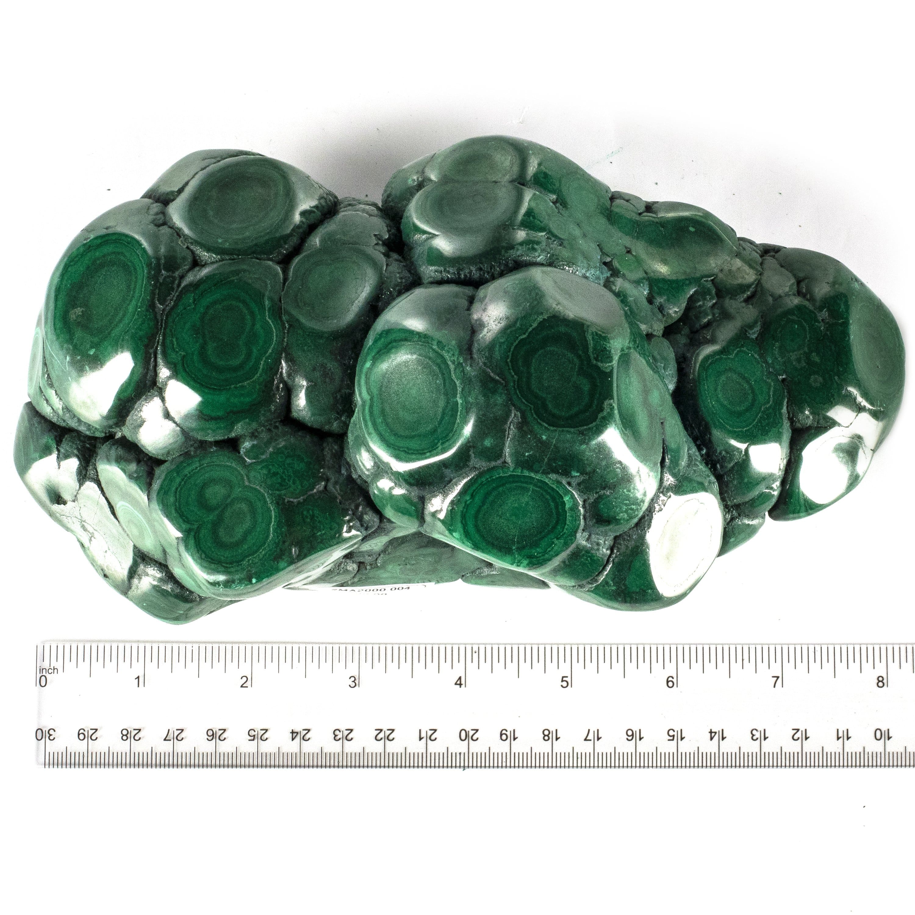 Kalifano Malachite Rare Natural Green Malachite Polished Freeform Specimen from Congo - 3.1 kg / 6.8 lbs MA2000.004