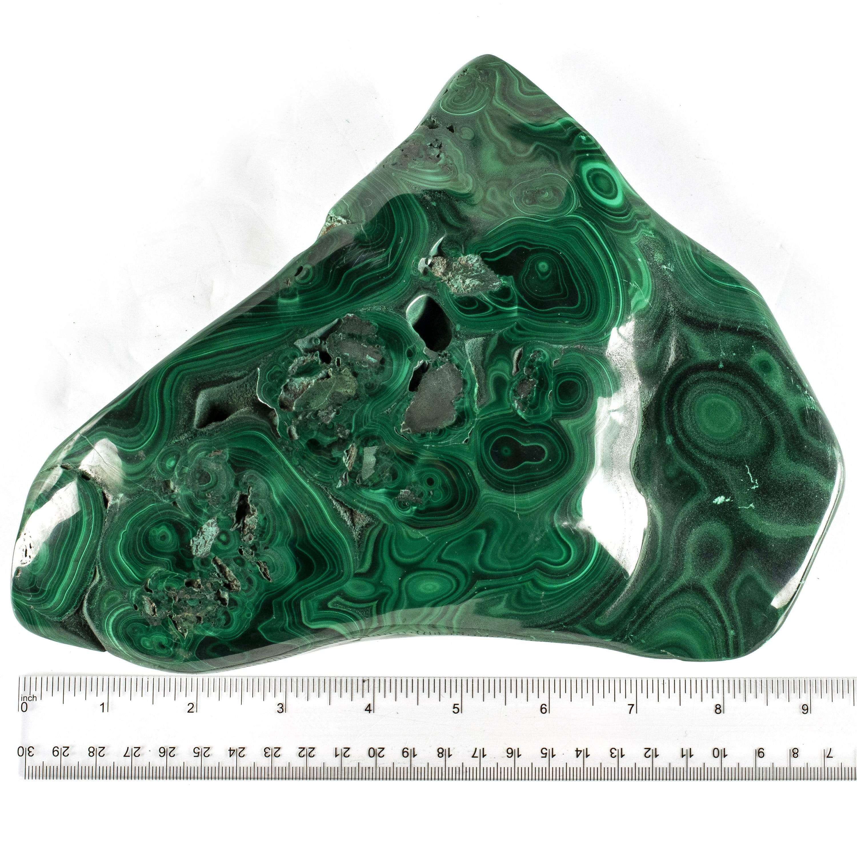 Kalifano Malachite Rare Natural Green Malachite Polished Freeform Specimen from Congo - 3.3 kg / 7.2 lbs MA2100.003