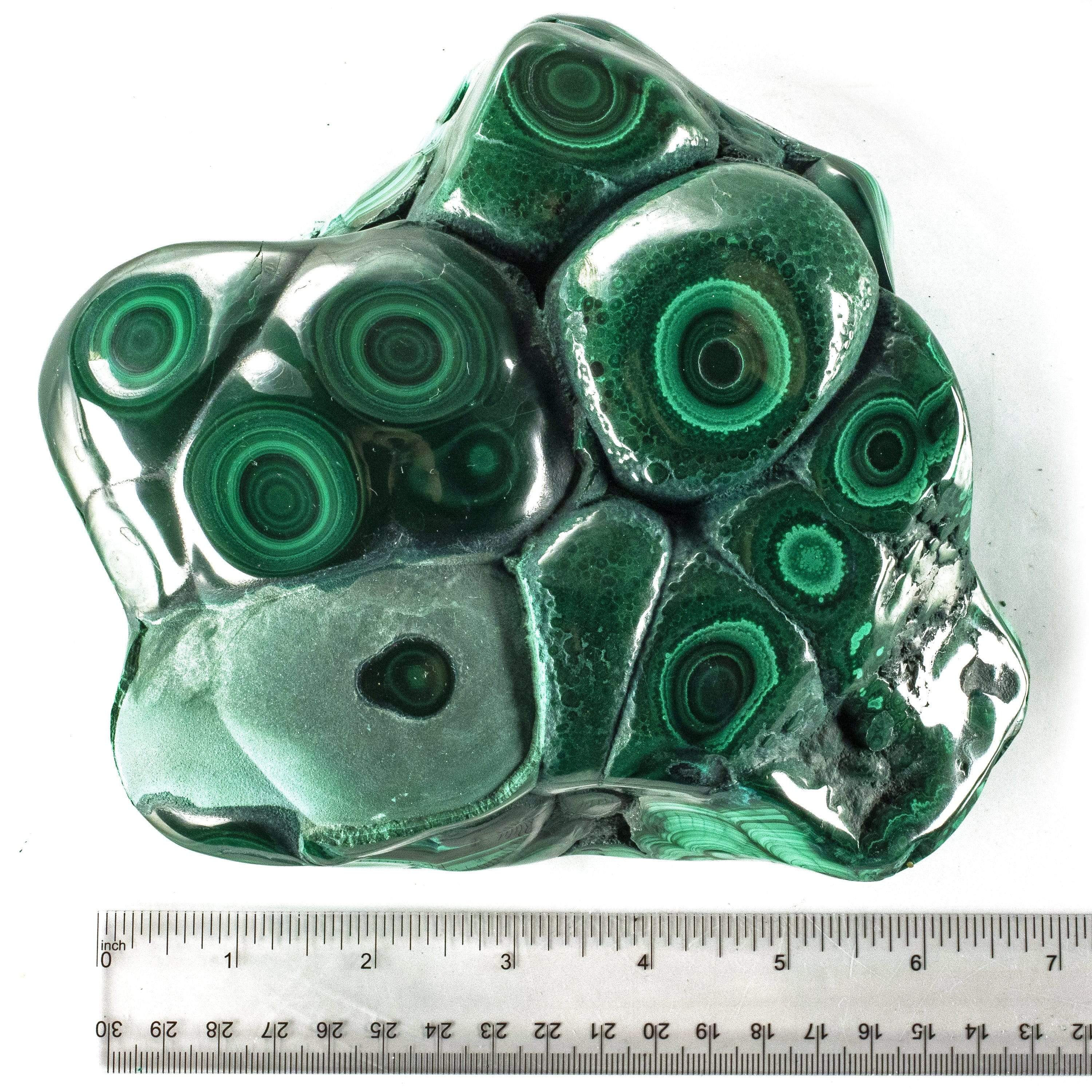Kalifano Malachite Rare Natural Green Malachite Polished Freeform Specimen from Congo - 3.7 kg / 8 lbs MA2300.001