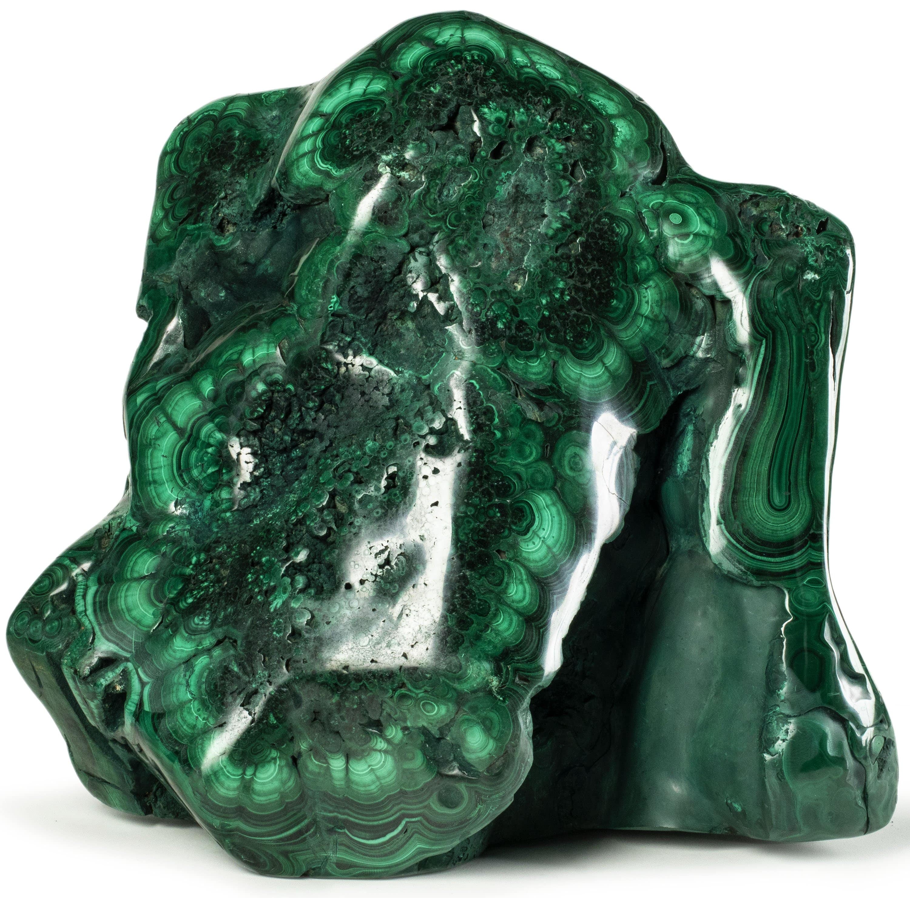 Kalifano Malachite Rare Natural Green Malachite Polished Freeform Specimen from Congo - 32.2 kg / 71 lbs MA24000.002