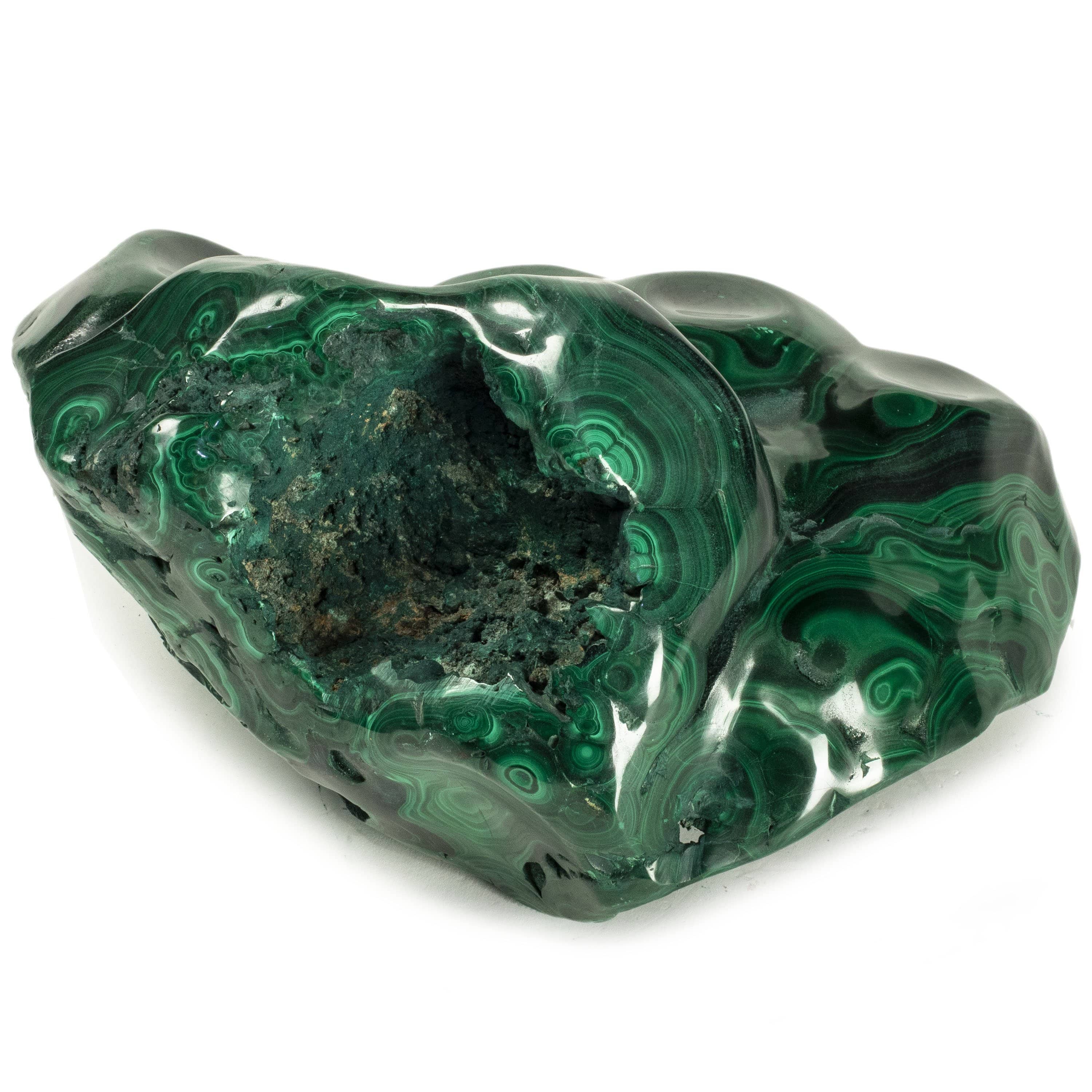 KALIFANO | Natural Green Malachite Specimen for Sale - 19.5 lbs