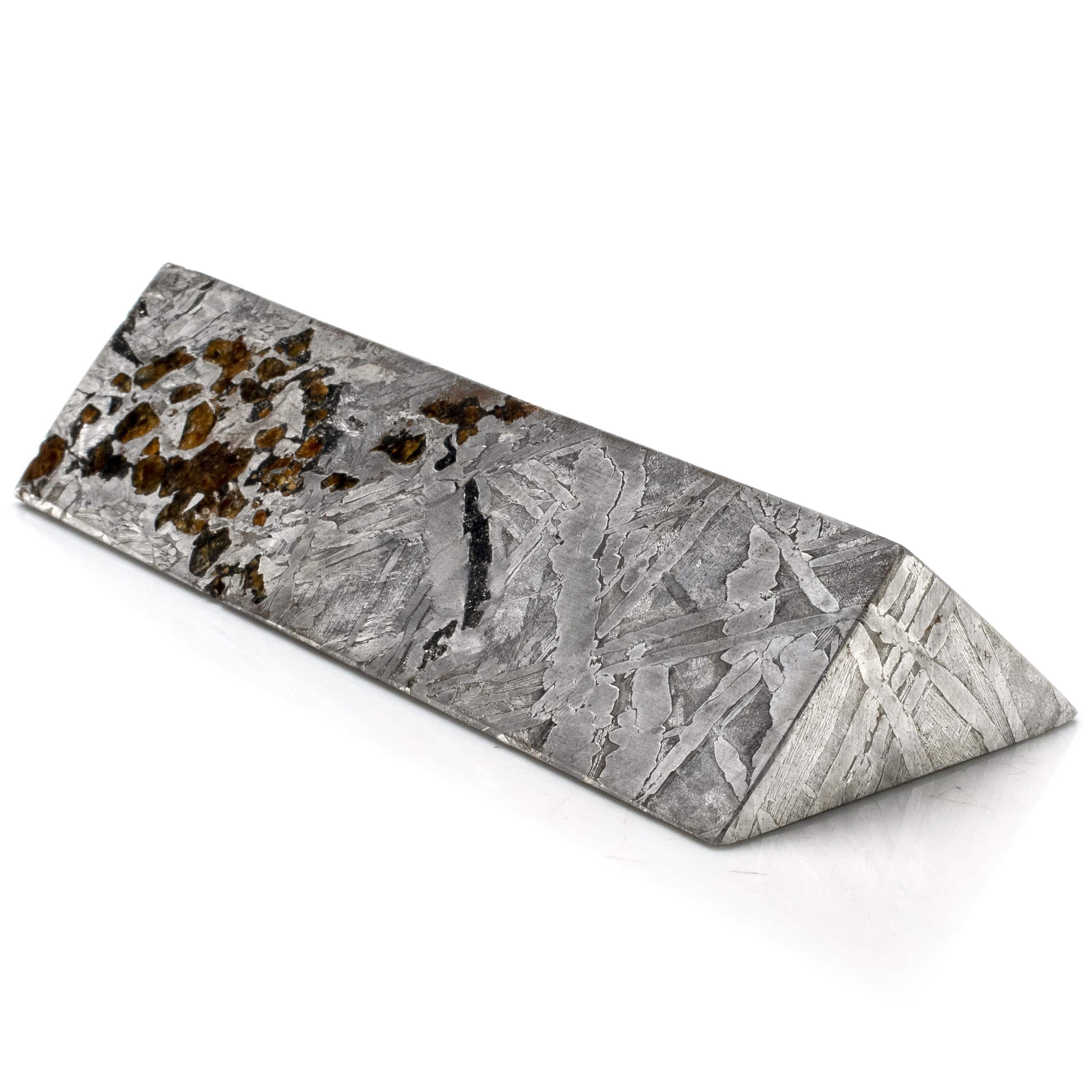 Kalifano Meteorites Natural Seymchan Meteorite from Russia - 650 grams / 5.5” MTS24000.001