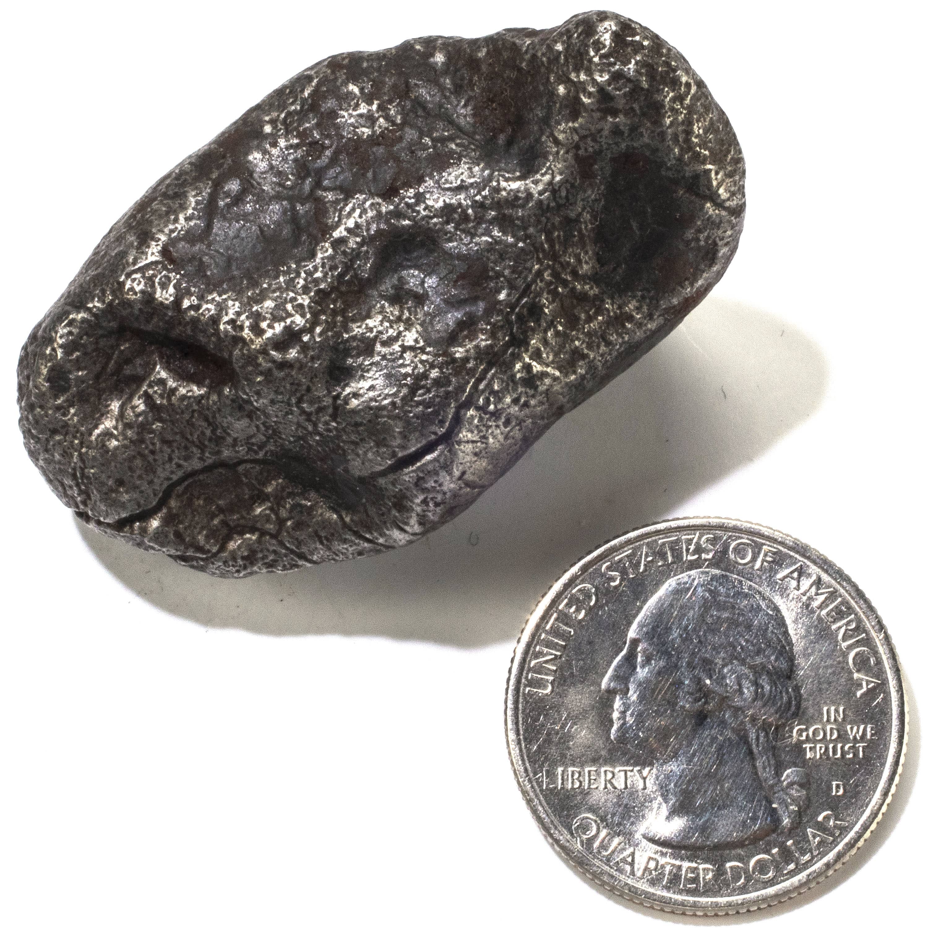 Kalifano Meteorites Natural Sikhote-Alin Meteorite from Russia - 102 grams / 1.75" MTS2000.008