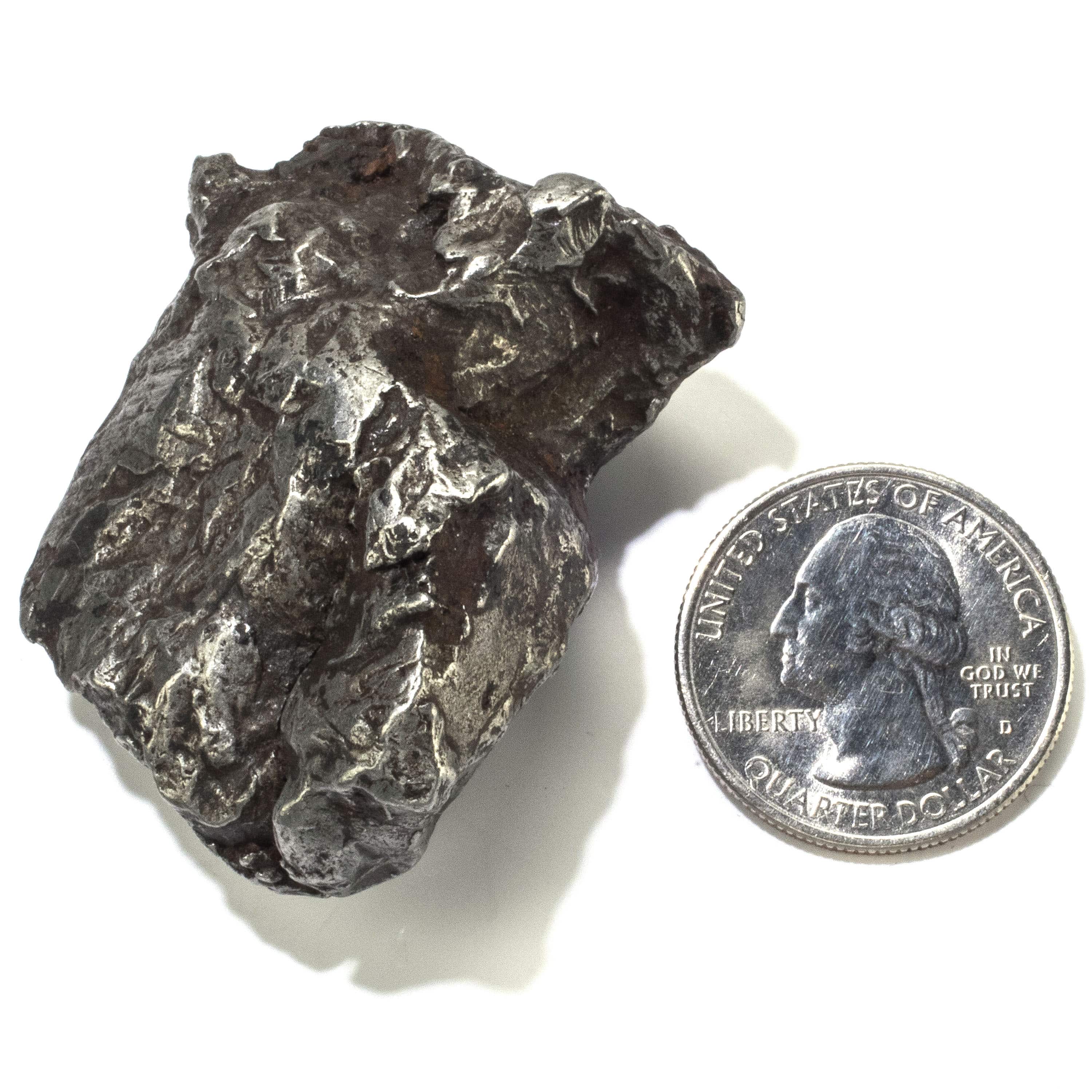 Kalifano Meteorites Natural Sikhote-Alin Meteorite from Russia - 103 grams / 2" MTS2400.001