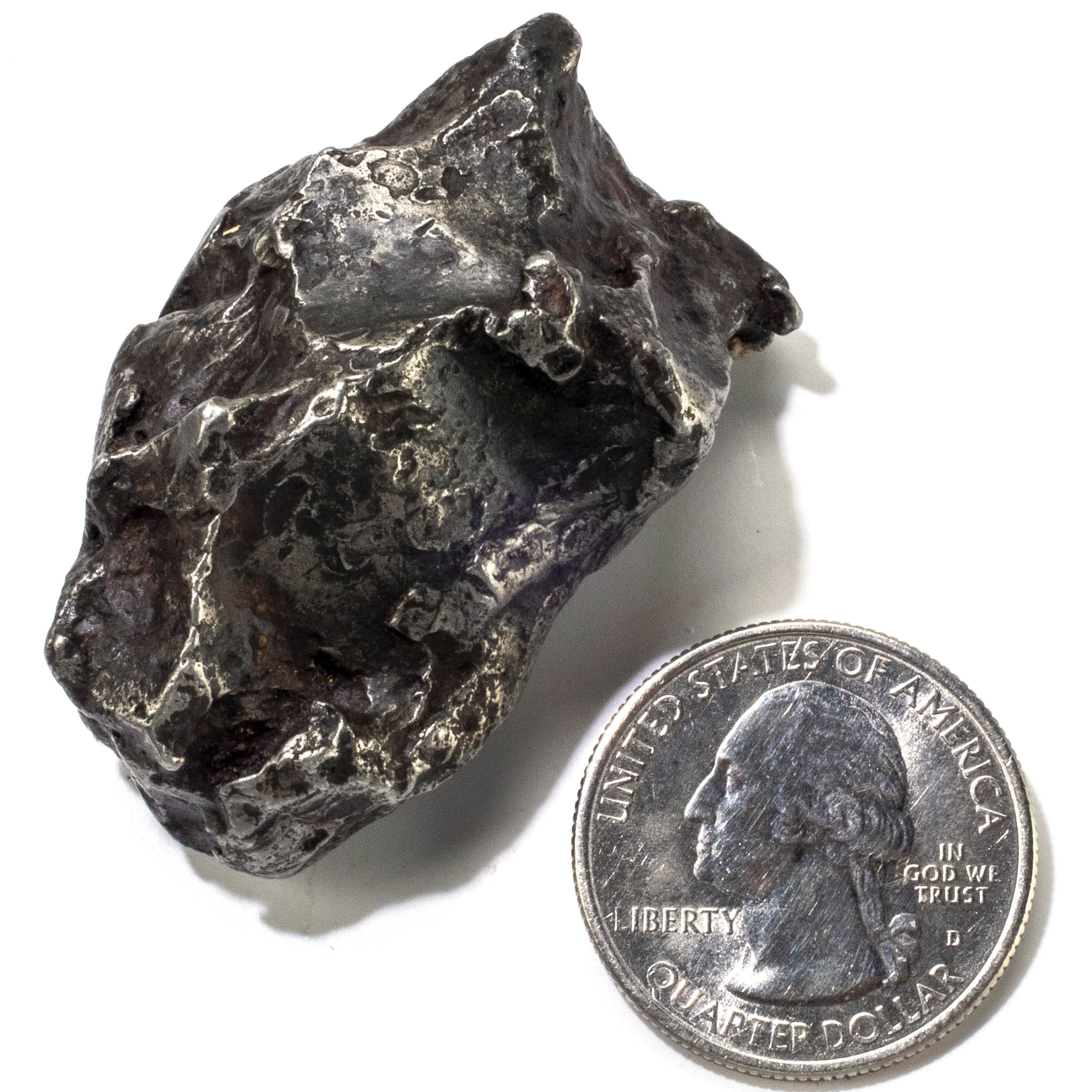Kalifano Meteorites Natural Sikhote-Alin Meteorite from Russia - 104 grams / 1.75" MTS2000.003