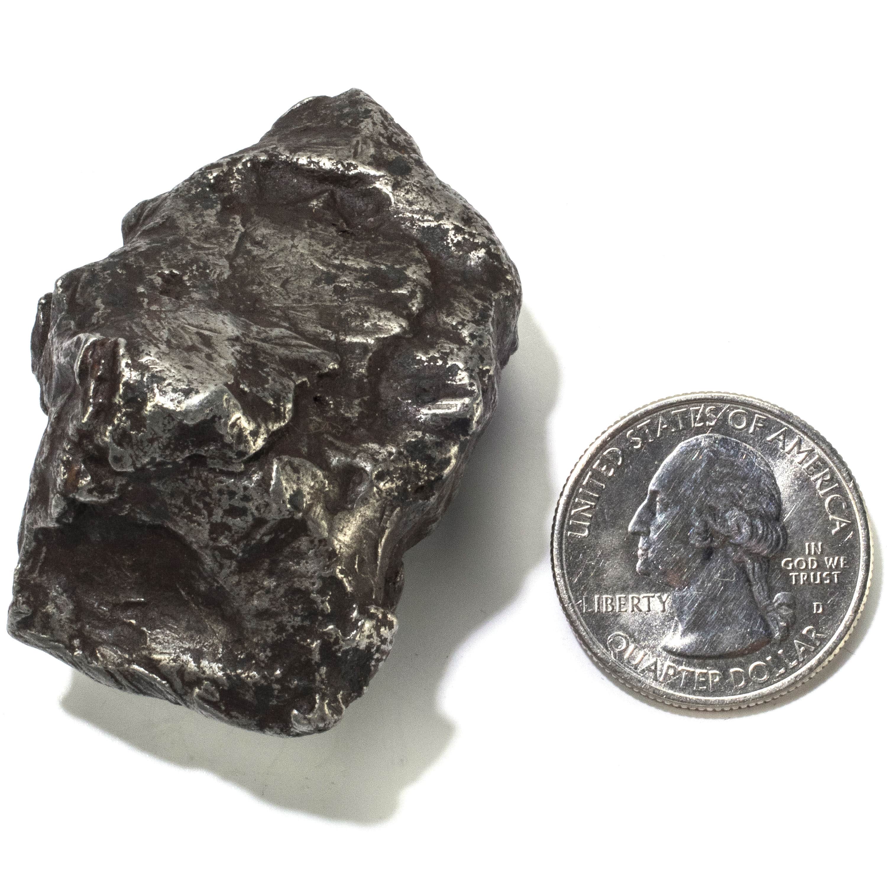 Kalifano Meteorites Natural Sikhote-Alin Meteorite from Russia - 134 grams / 2" MTS2400.011
