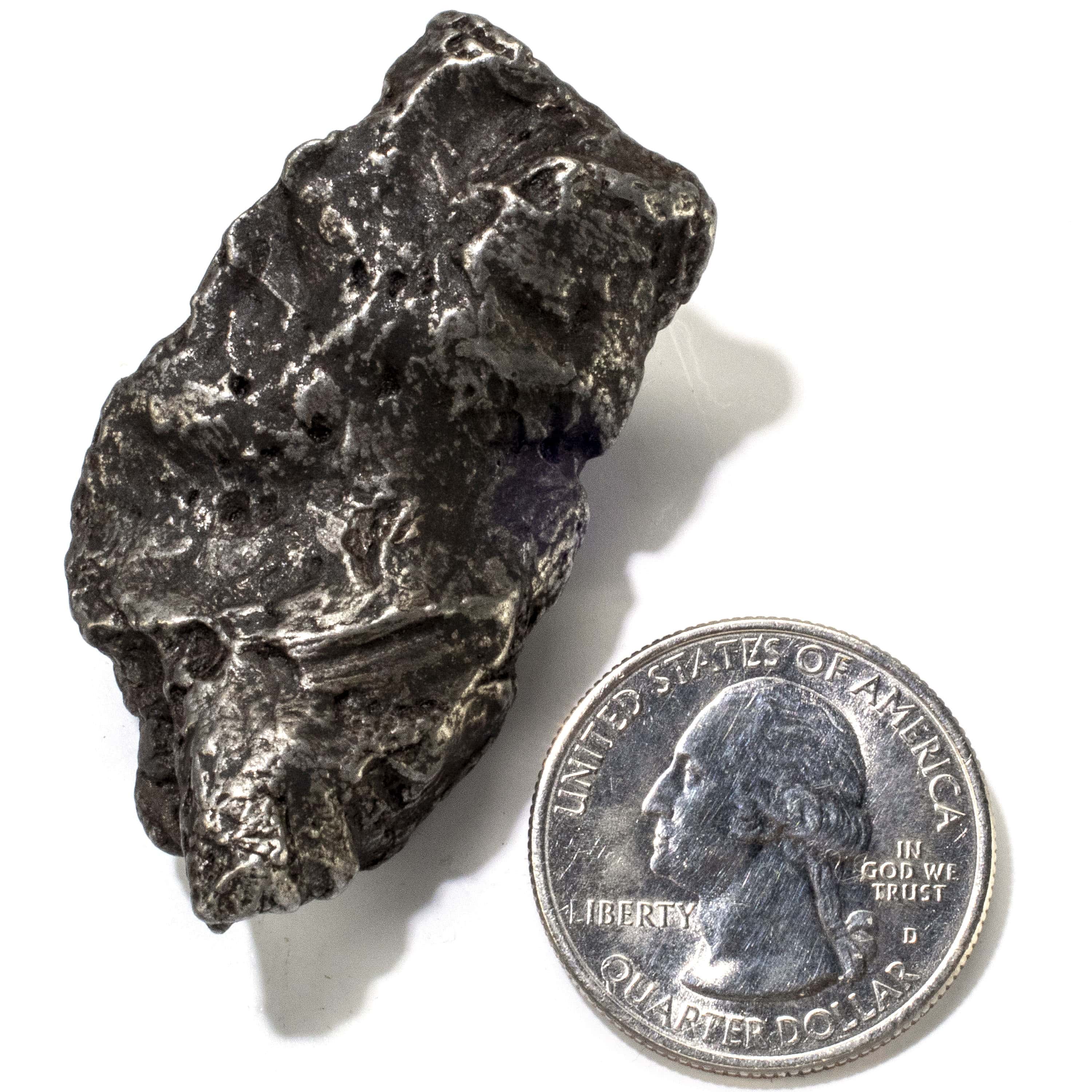 Kalifano Meteorites Natural Sikhote-Alin Meteorite from Russia - 64 grams / 2" MTS1200.003