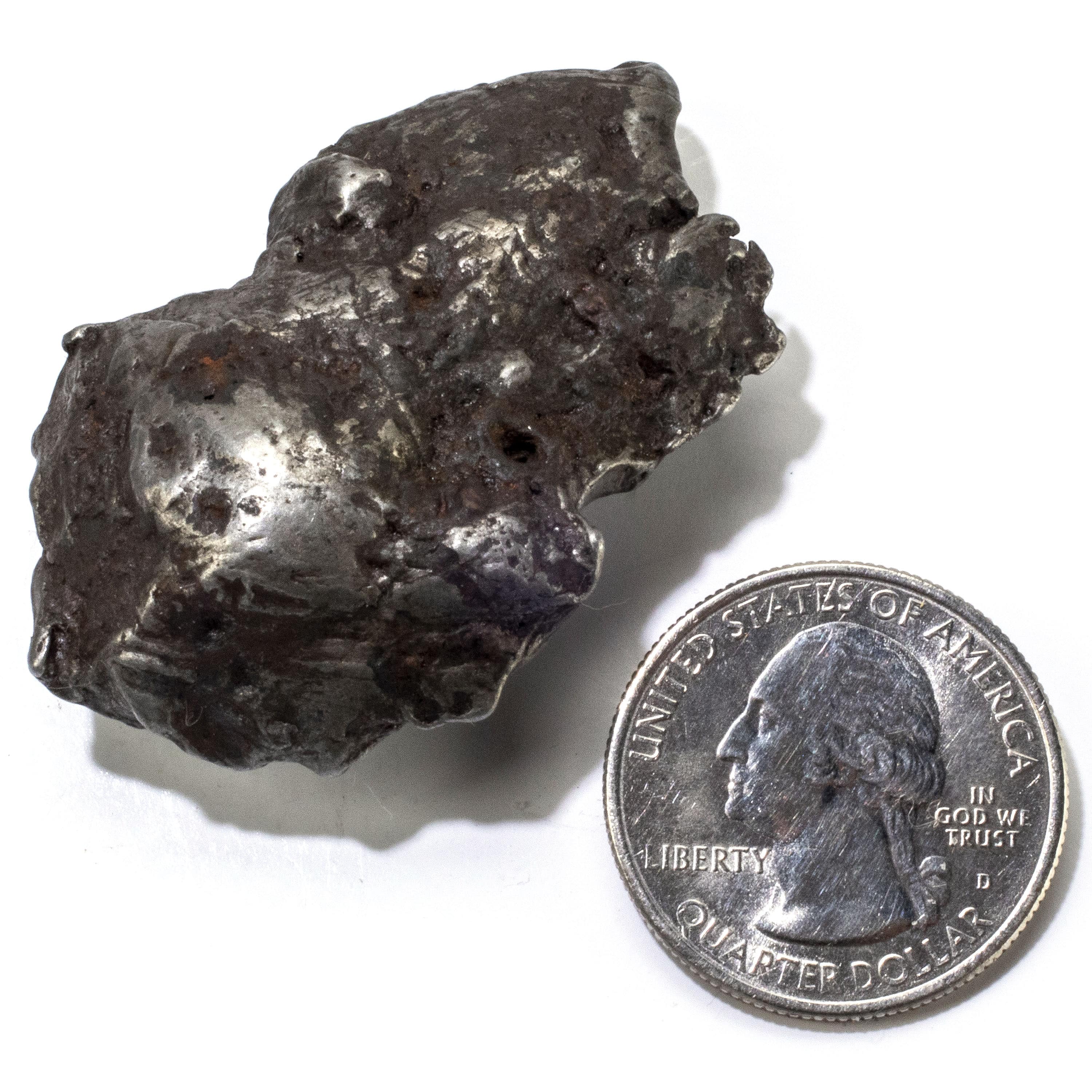 Kalifano Meteorites Natural Sikhote-Alin Meteorite from Russia - 65 grams / 2" MTS1200.007