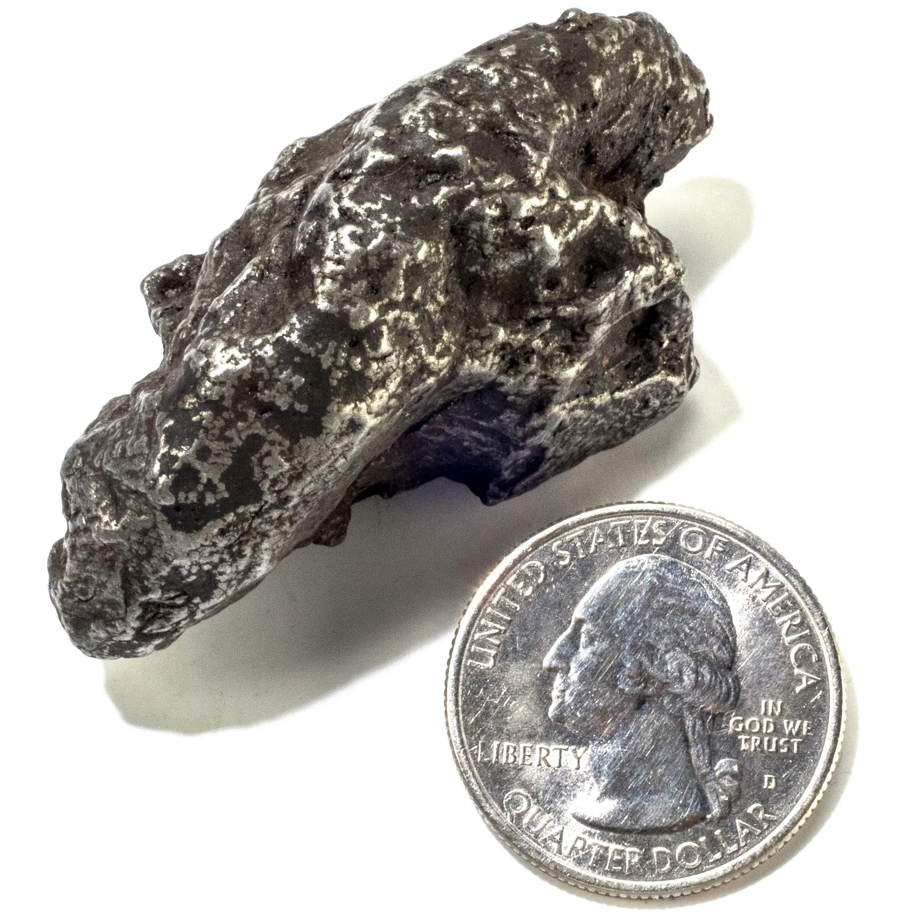 Kalifano Meteorites Natural Sikhote-Alin Meteorite from Russia - 97 grams / 2" MTS2000.002