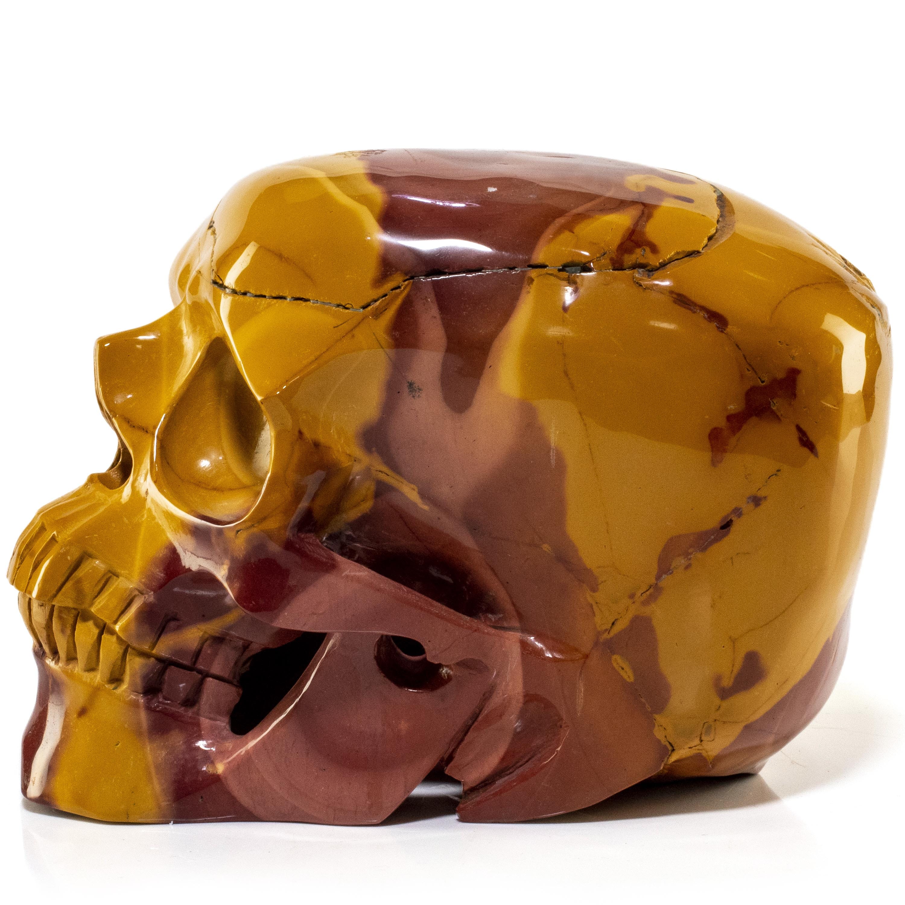 Kalifano Mookaite Mookaite Skull Carving 7" / 4,692g SK10800-MK.001