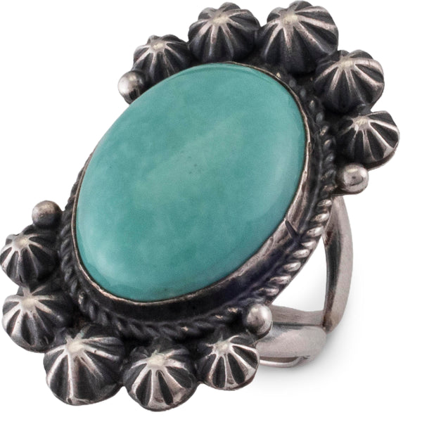 KALIFANO | Michael Calladitto Campitos Turquoise Native American Ring