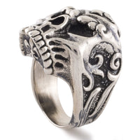 Valdor Skull USA Native American Made 925 Sterling Silver Ring Main Image