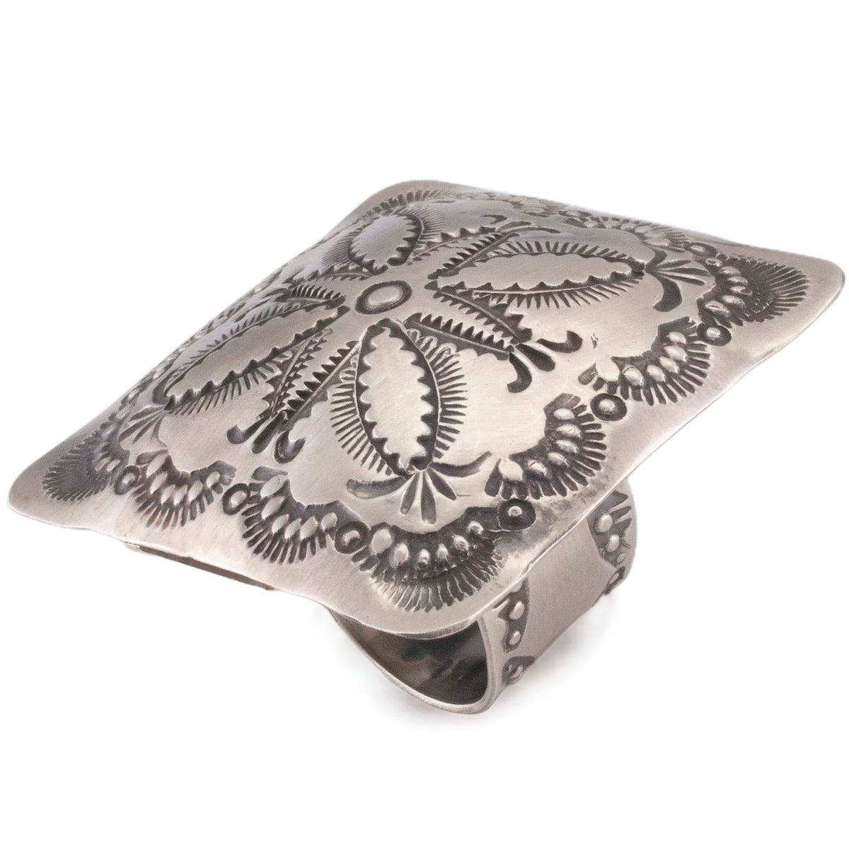 KALIFANO | Vincent Platero Cross Adjustable Native American Silver 
