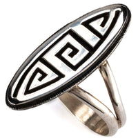 Hopi USA Native American Made 925 Sterling Silver Ring Main Image