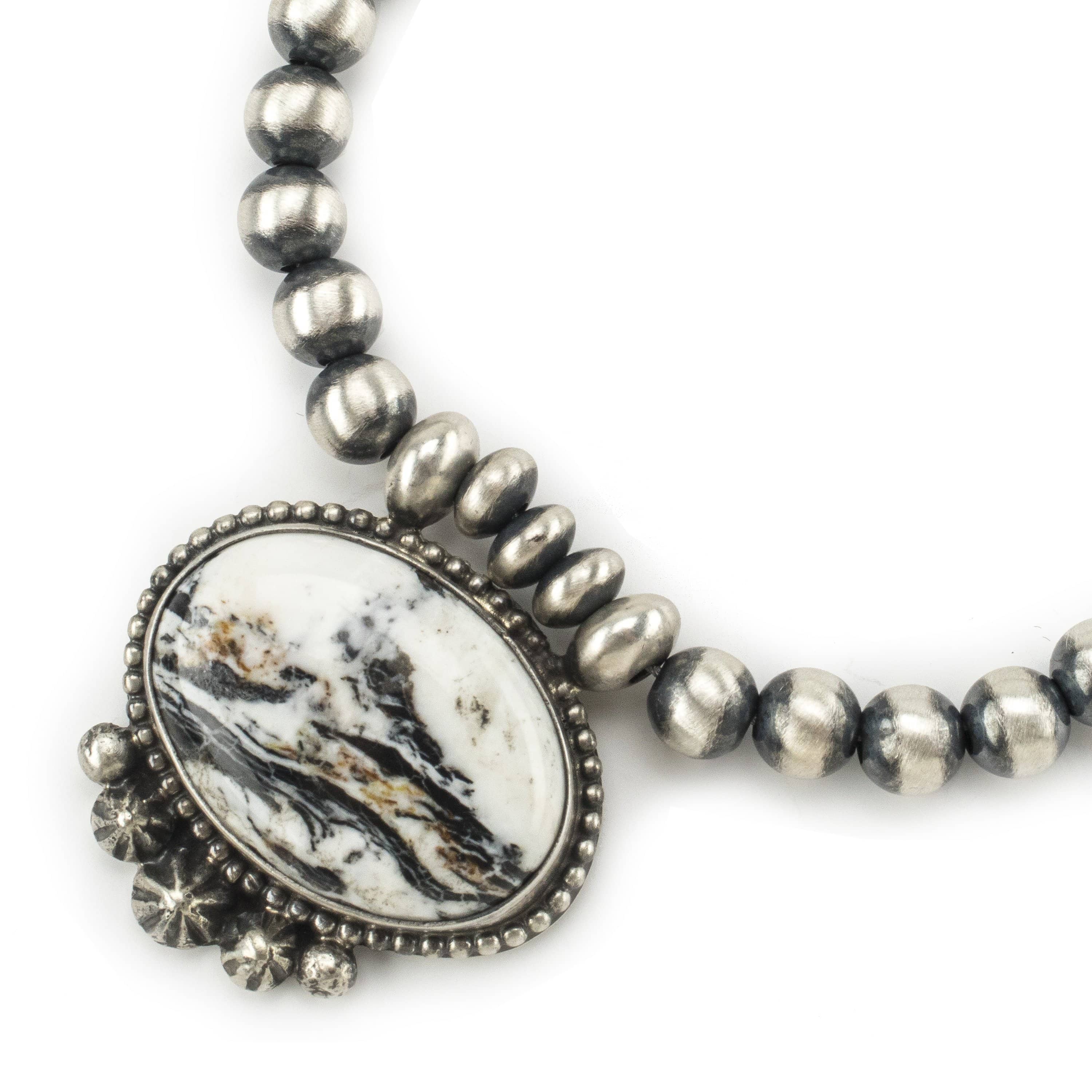 White Buffalo Bronze Pendant Necklace - Accessorize In Style