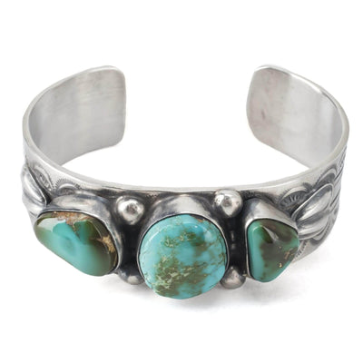 Kalifano Native American Jewelry Royston Turquoise Native American Made 925 Sterling Silver Cuff NAB2700.005