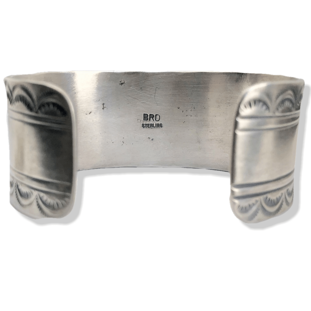 Kalifano Native American Jewelry Royston Turquoise Native American Made 925 Sterling Silver Cuff NAB3900.001