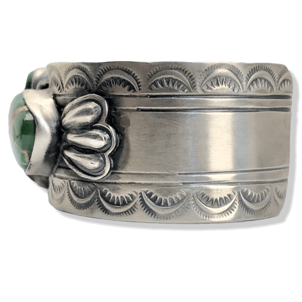 Kalifano Native American Jewelry Royston Turquoise Native American Made 925 Sterling Silver Cuff NAB3900.001