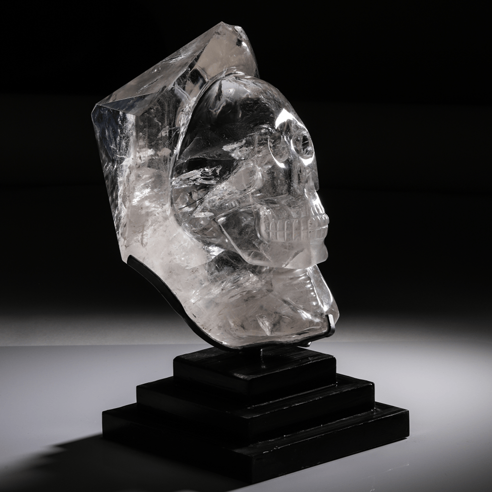 Kalifano One of a kind CARV72000.001 - XL Prism Skull Quartz CarvingBrazil - 11,480 grams CARV72000.001