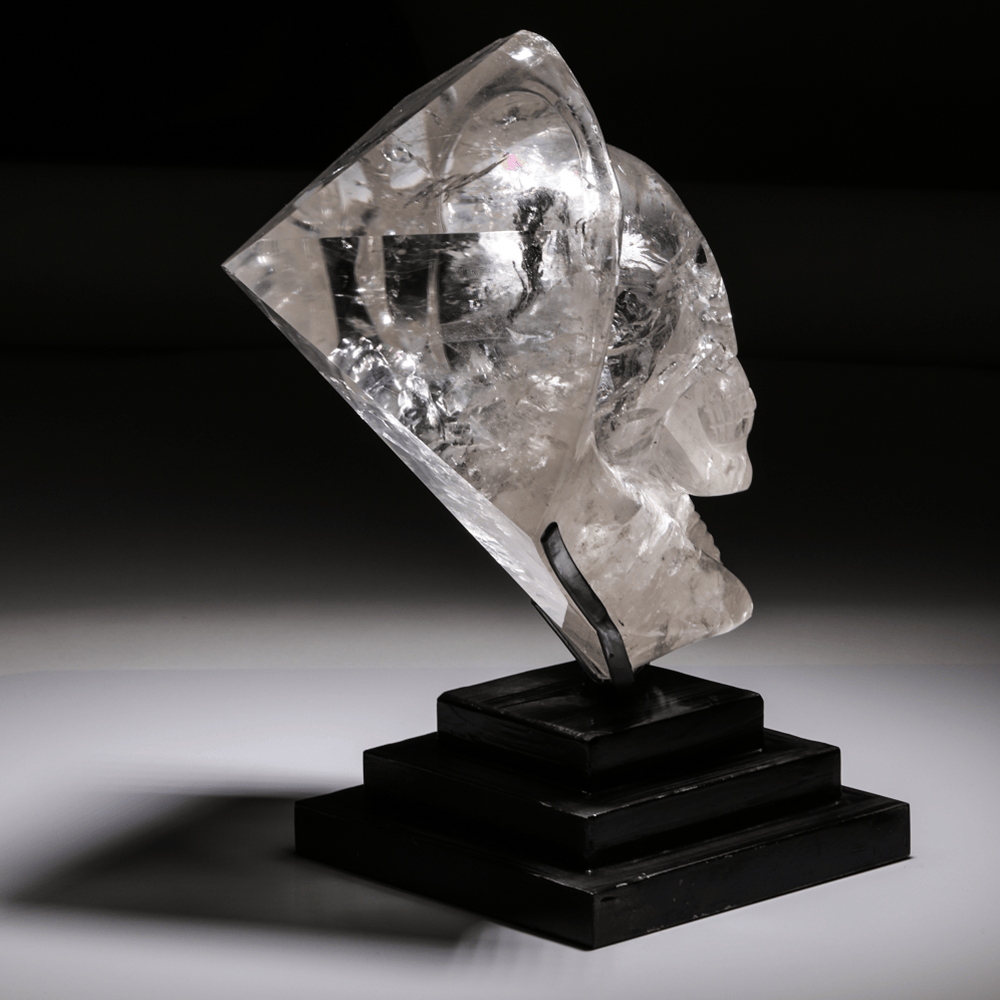 Kalifano One of a kind CARV72000.001 - XL Prism Skull Quartz CarvingBrazil - 11,480 grams CARV72000.001