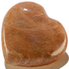 Peach Moonstone Gemstone Heart Carving 160g / 3in.