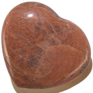 Peach Moonstone Gemstone Heart Carving 420g / 4in.