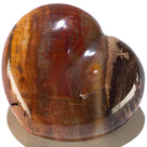 Petrified Wood Gemstone Heart Carving 170g / 3in.