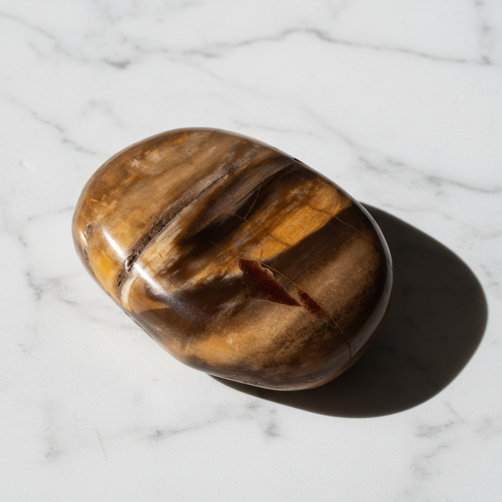 Kalifano Petrified Wood Petrified Wood Soap Healing Stone PW40