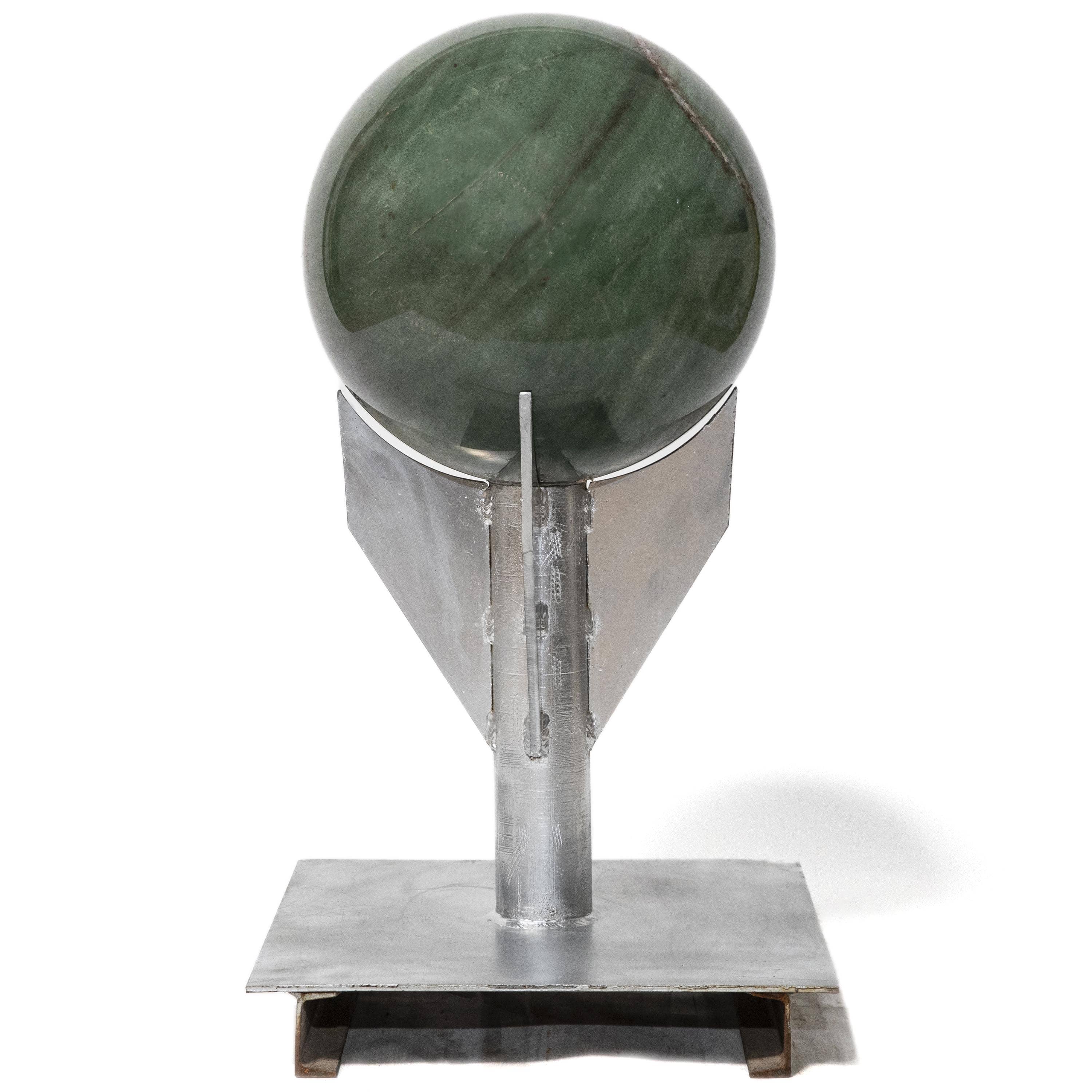 Kalifano Quartz Green Quartz Sphere - 242 lbs / 16" diameter SPGQ30000.001