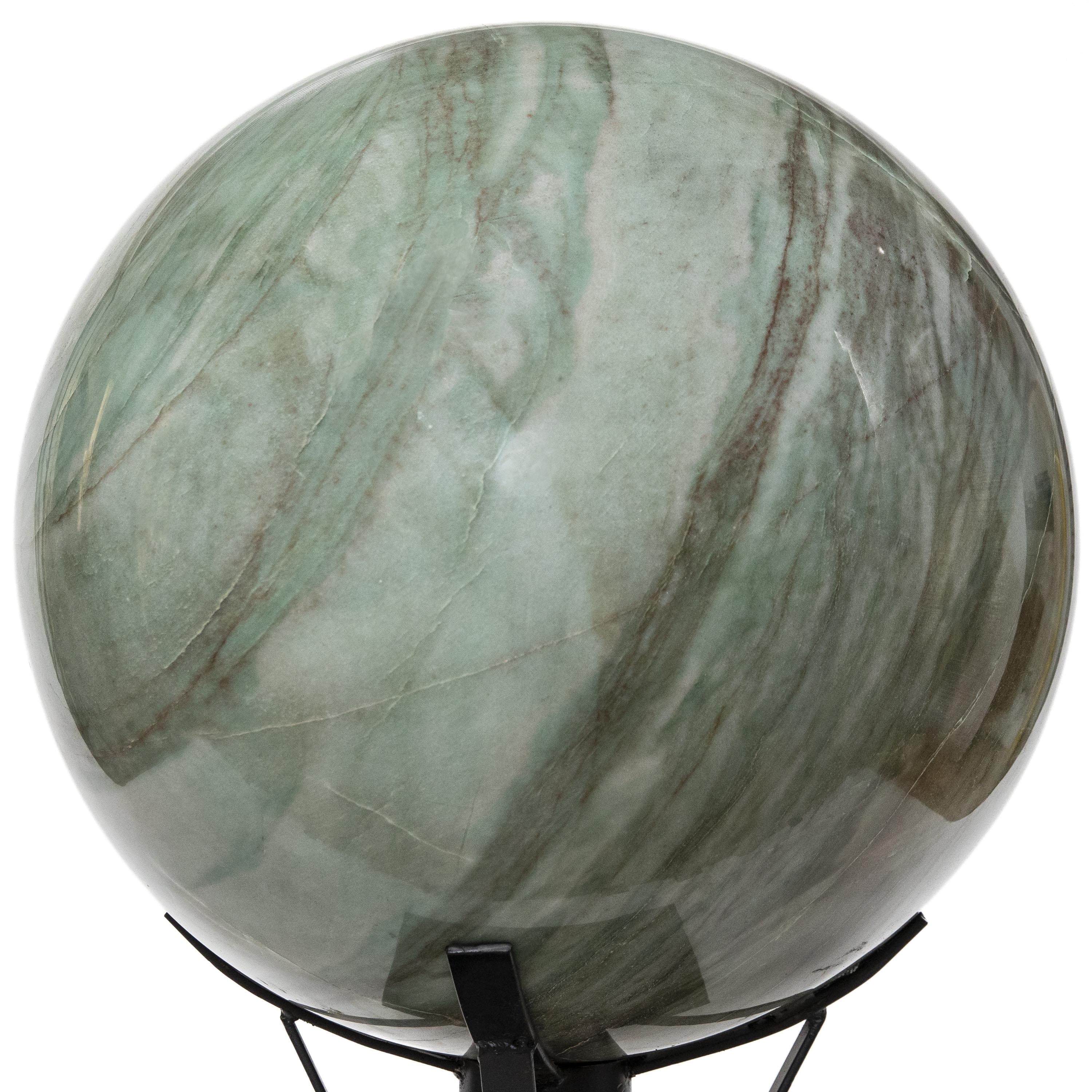 Kalifano Quartz Green Quartz Sphere - 970 lbs / 27" diameter SPGQ132000.001
