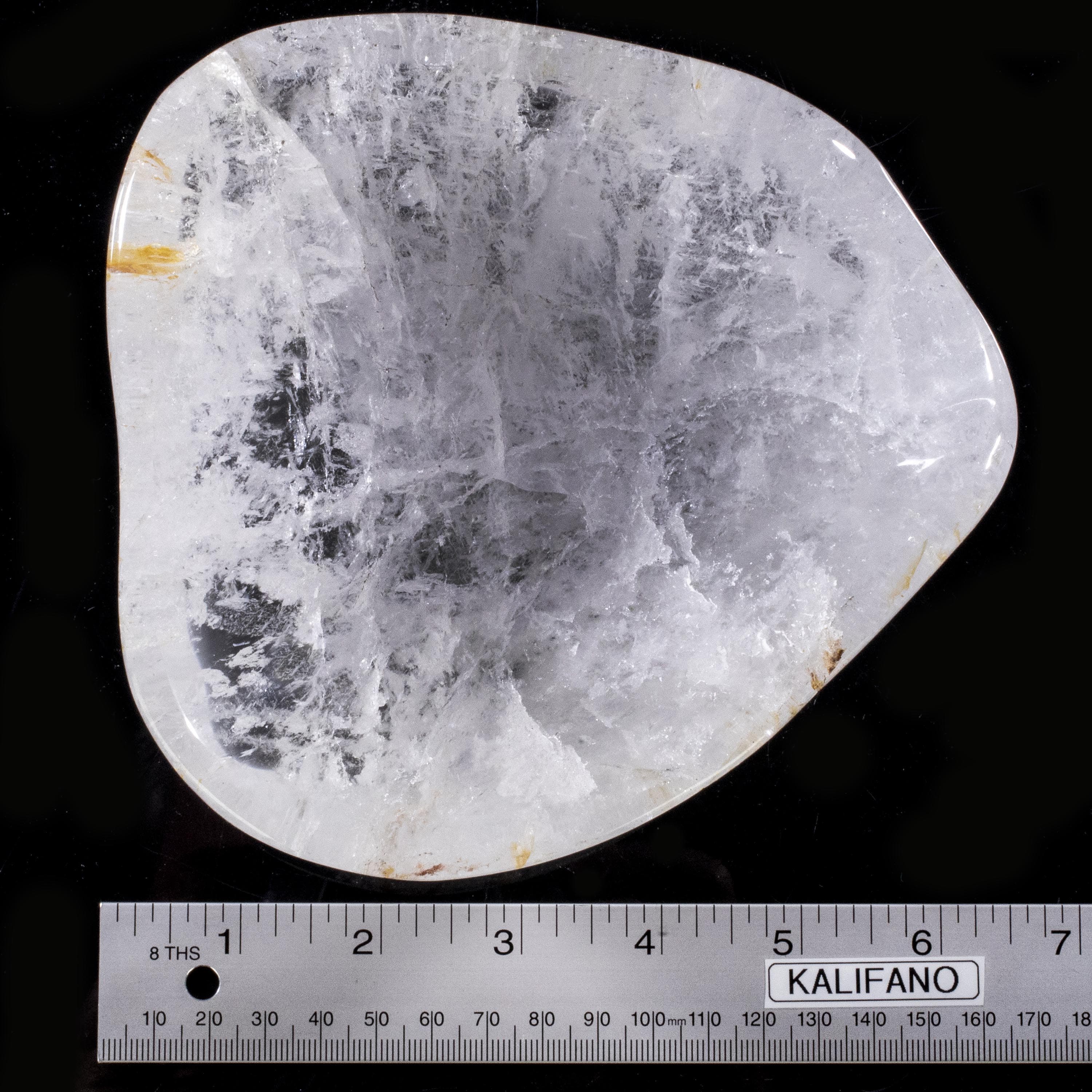 Kalifano Quartz Natural Crystal Quartz Bowl - 1,200 grams BQ840.003