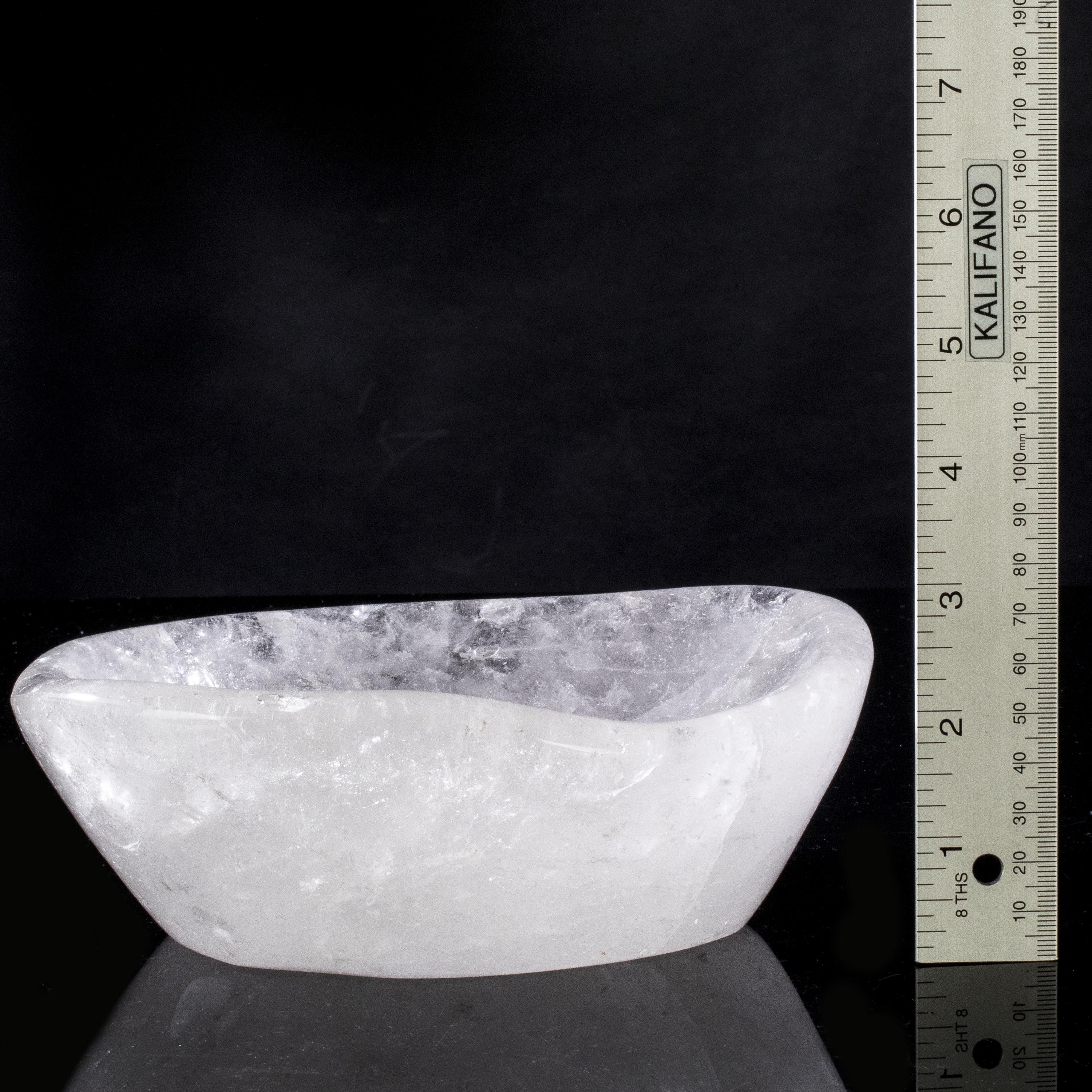 Kalifano Quartz Natural Crystal Quartz Bowl - 1,540 grams BQ1200.001