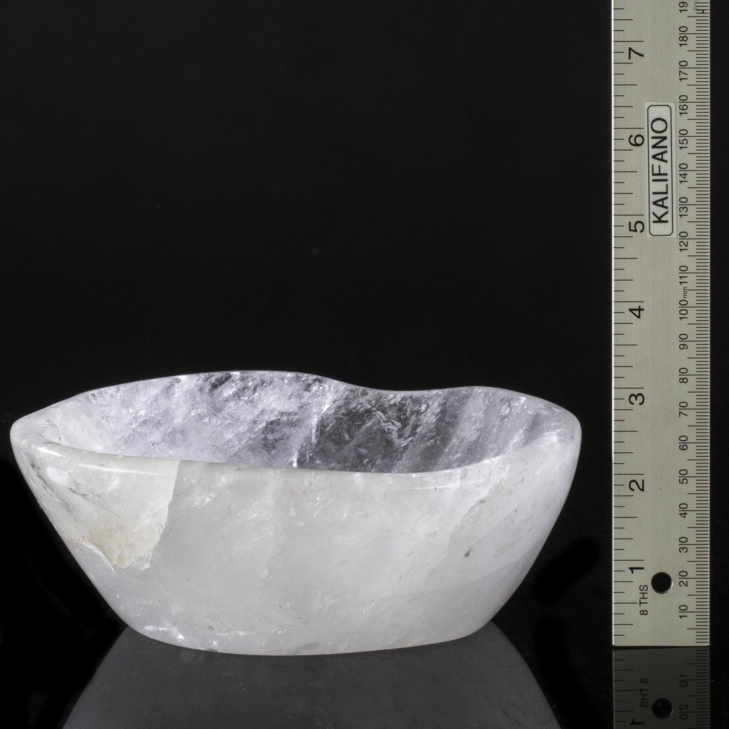 Kalifano Quartz Natural Crystal Quartz Bowl - 1,620 grams BQ1260.001