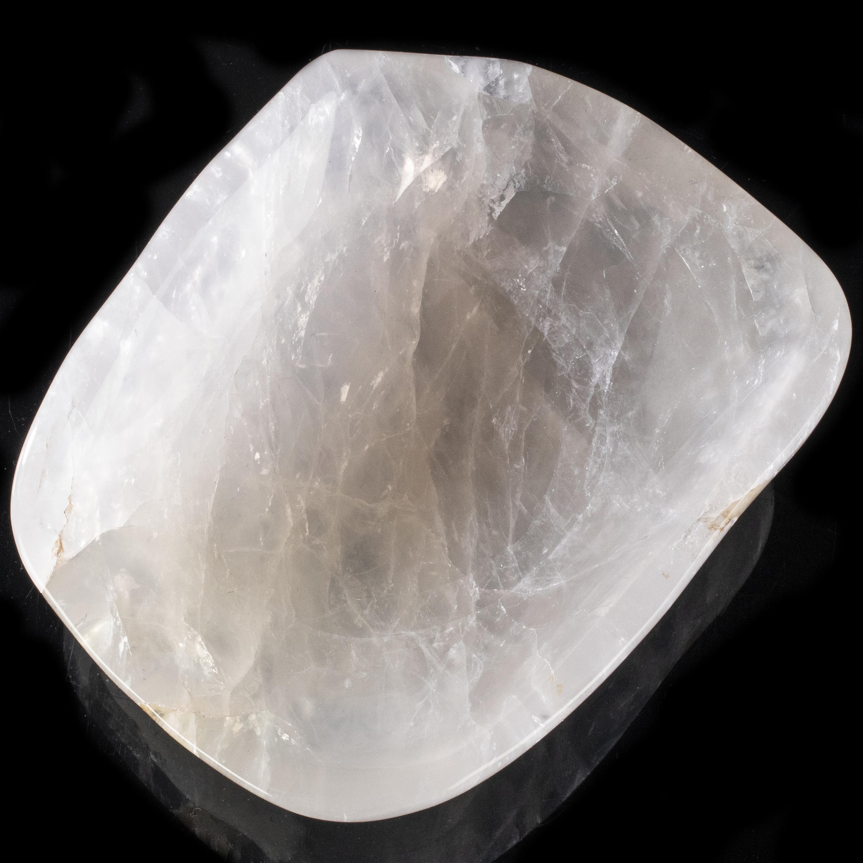 Kalifano Quartz Natural Crystal Quartz Bowl - 2,340 grams BQ1974.001