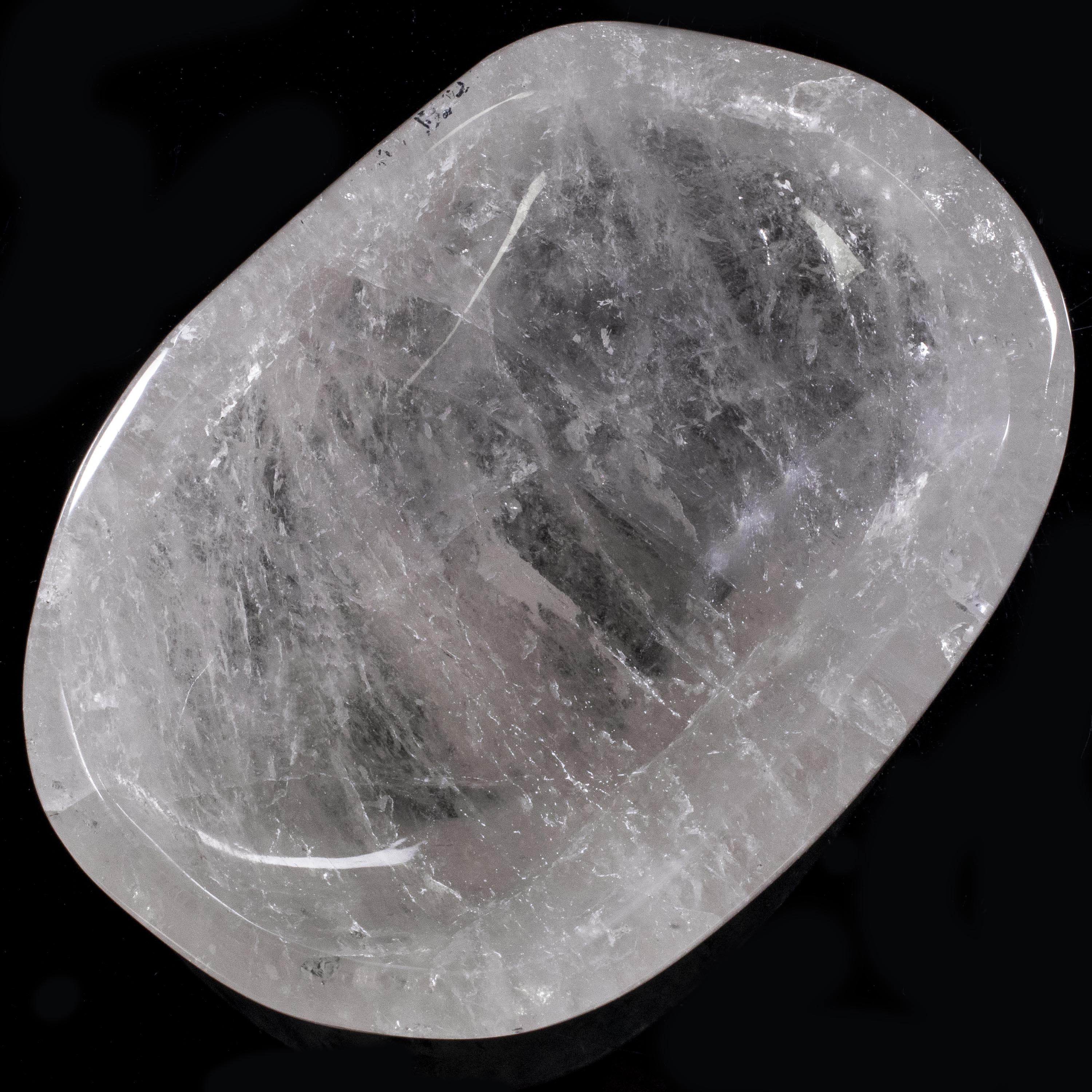 Kalifano Quartz Natural Crystal Quartz Bowl - 2,440 grams BQ1800.001